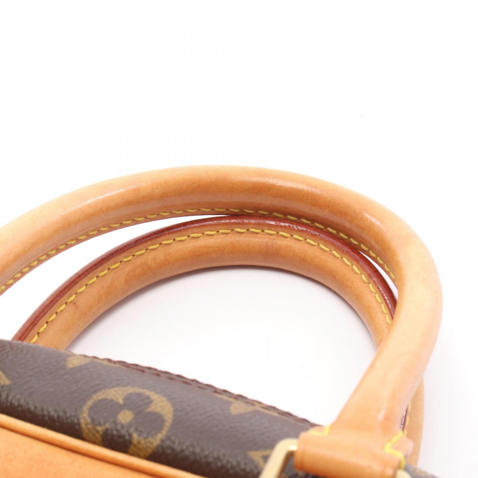 Louis Vuitton Brown Monogram Coated Canvas Handbag (Pre-Owned)