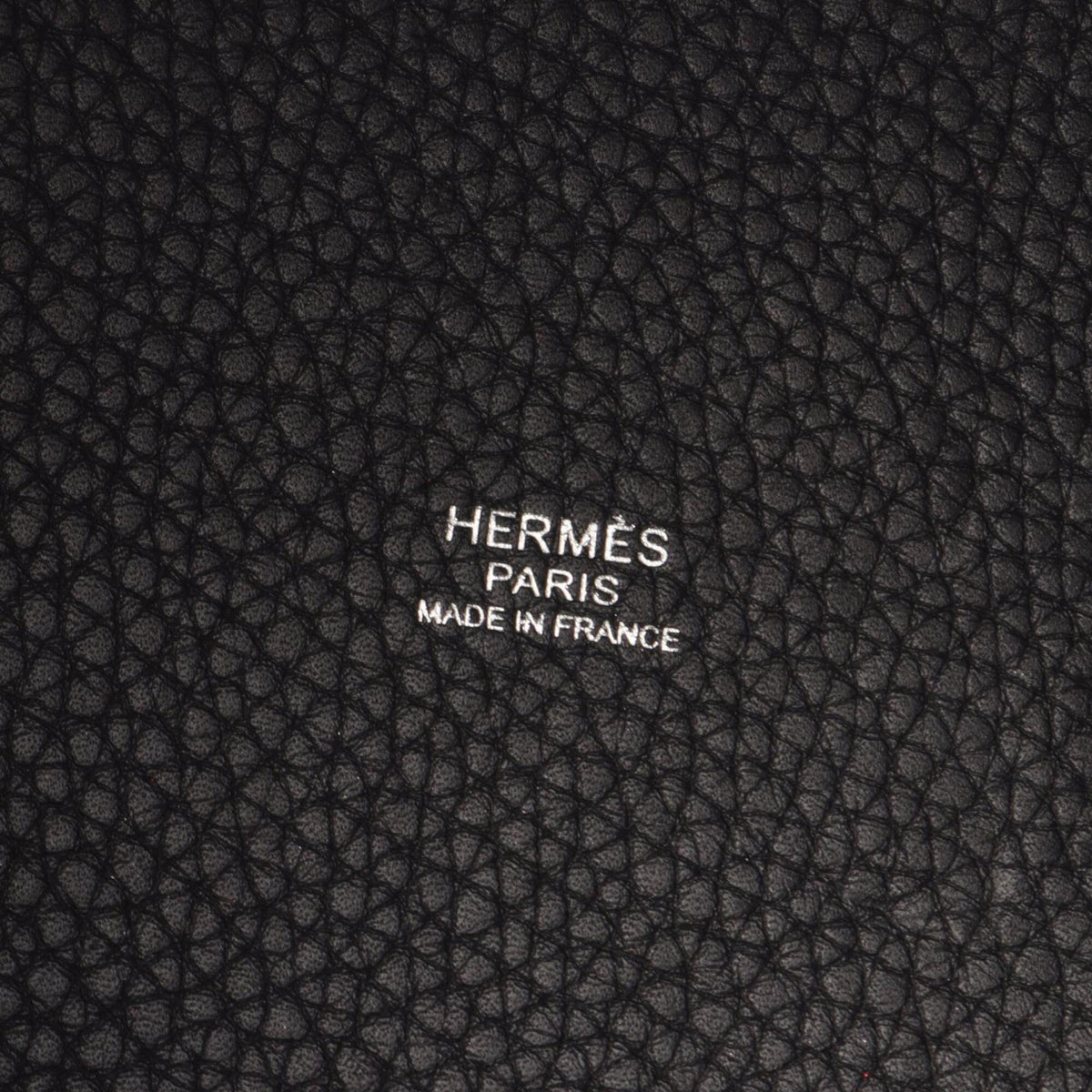 Hermes Black Taurillon Clemence Leather Leather Handbag (Pre-Owned)