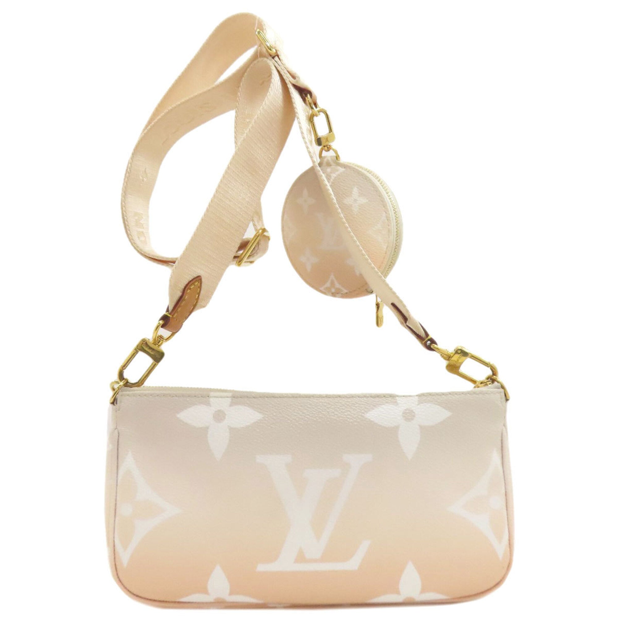 Louis Vuitton Monogram Pink Pochette Shoulder Bag (Pre-Owned)