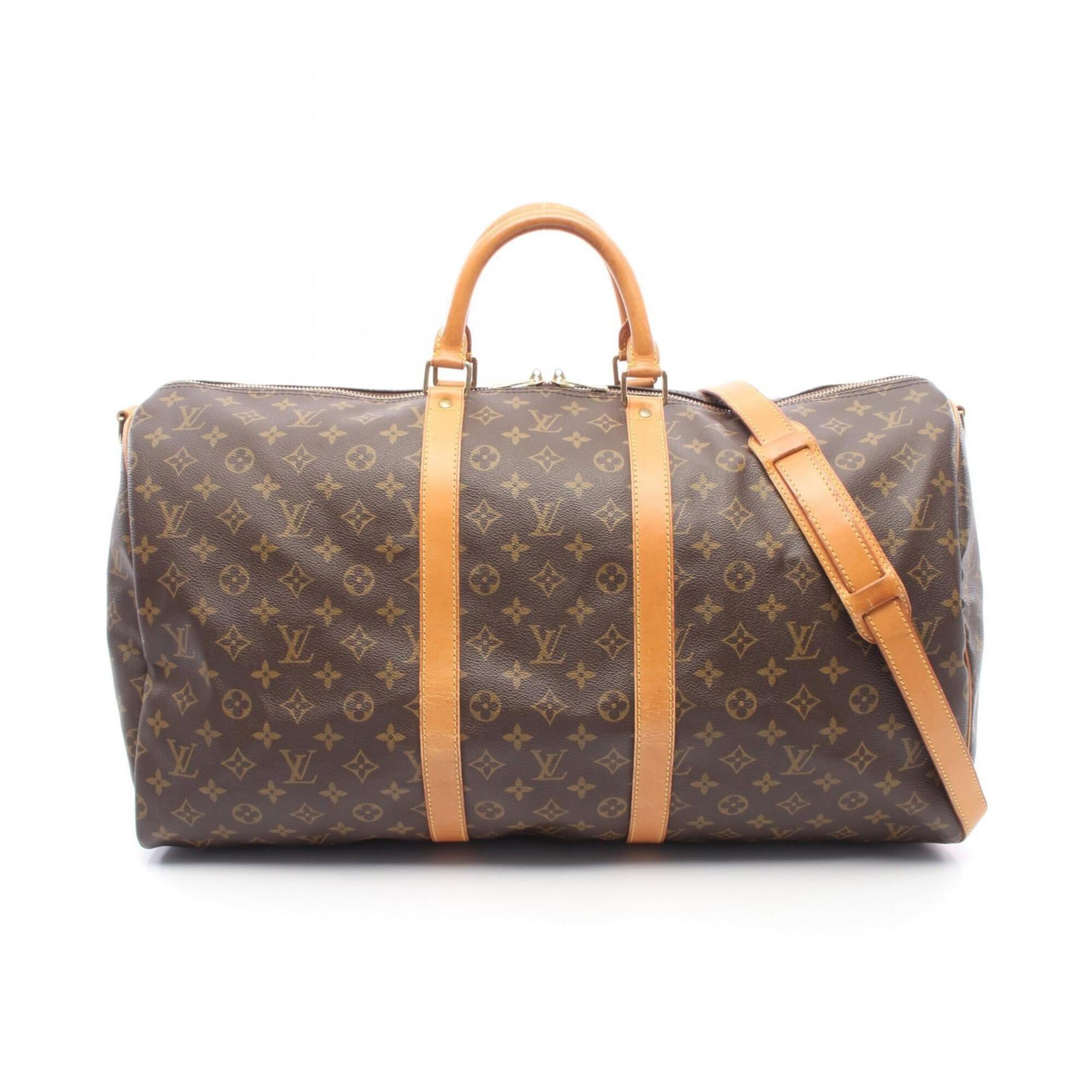 Louis Vuitton Brown Monogram Monogram Boston Bag Handbag (Pre-Owned)