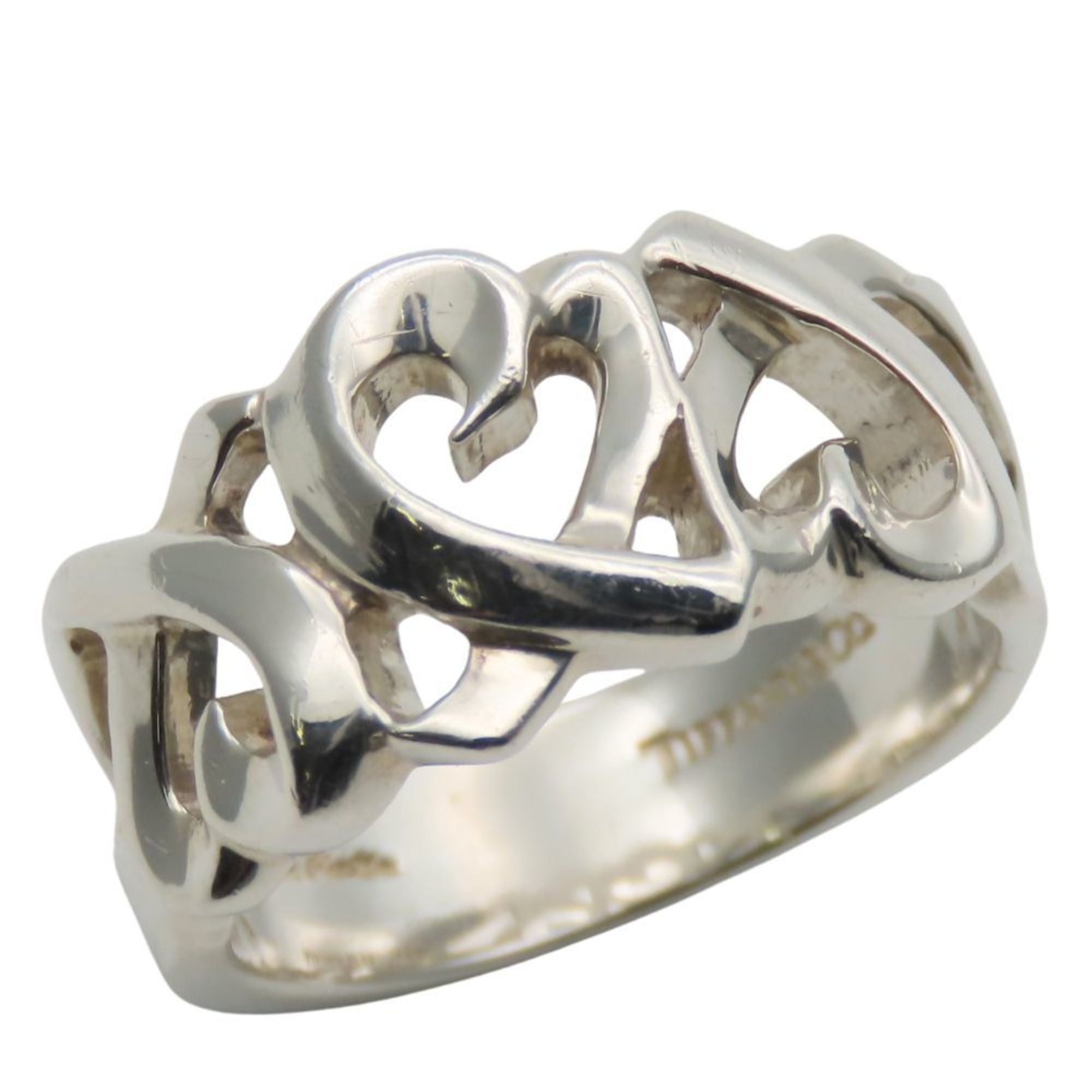 Tiffany Silver Silver 925 Band Ring (Pre-Owned)