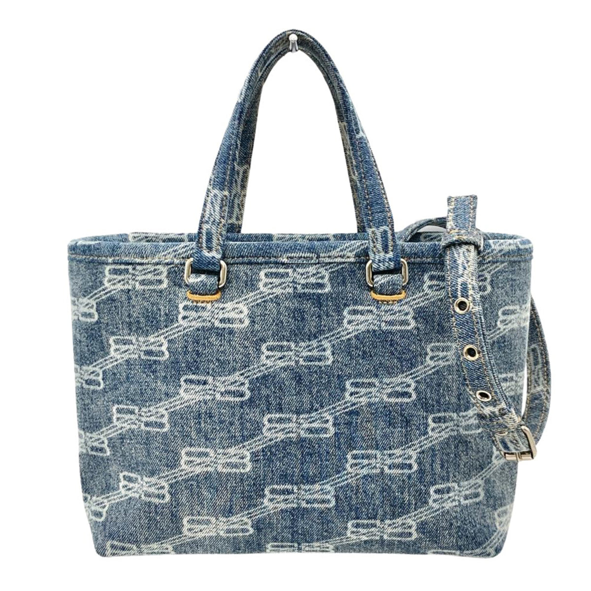 Balenciaga Blue Denim Handbag (Pre-Owned)