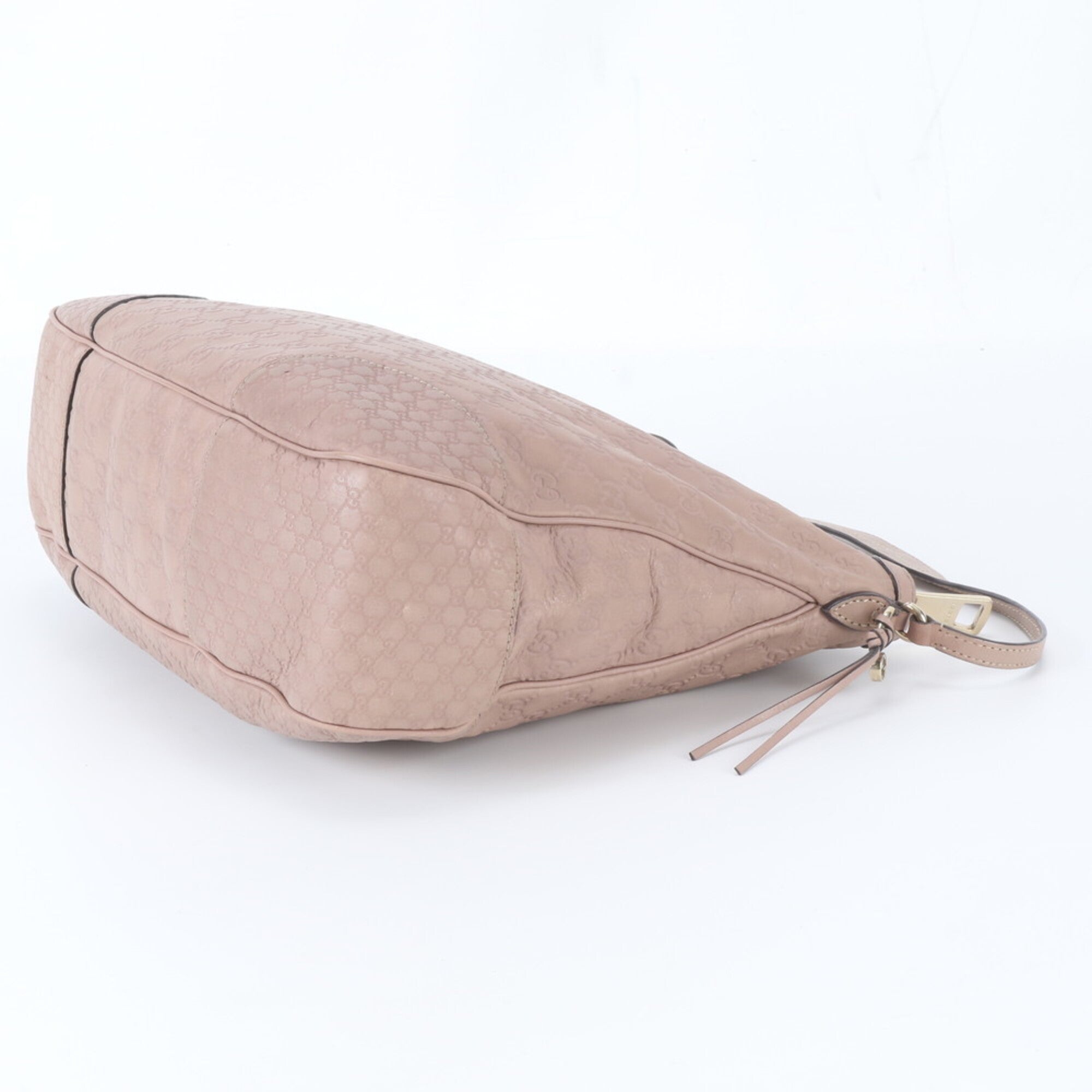 Gucci Pink Leather Handbag Shoulder Bag Tote Bag (Pre-Owned)