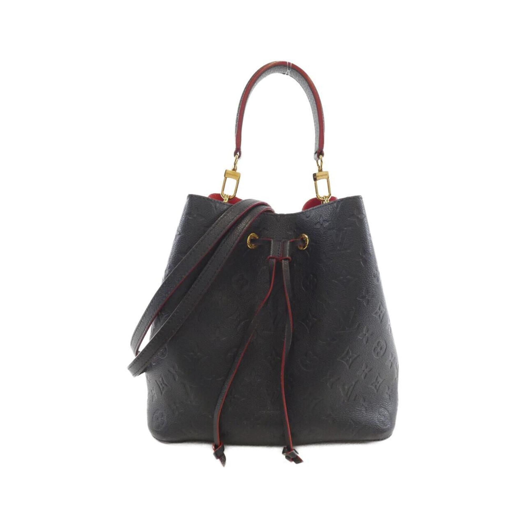 Louis Vuitton Marine Rouge Leather Shoulder Bag (Pre-Owned)