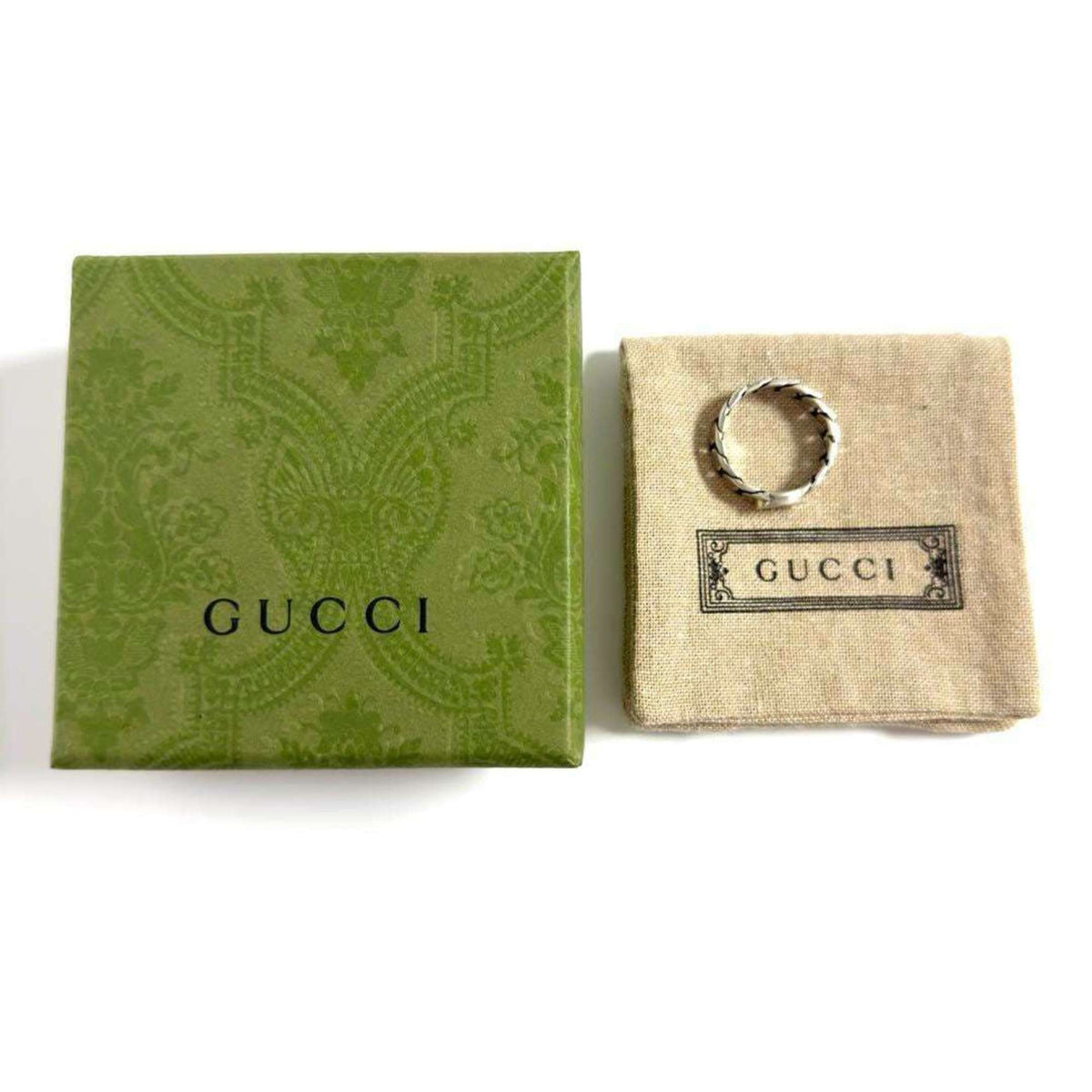 Gucci Silver 925 Band Ring (Pre-Owned)