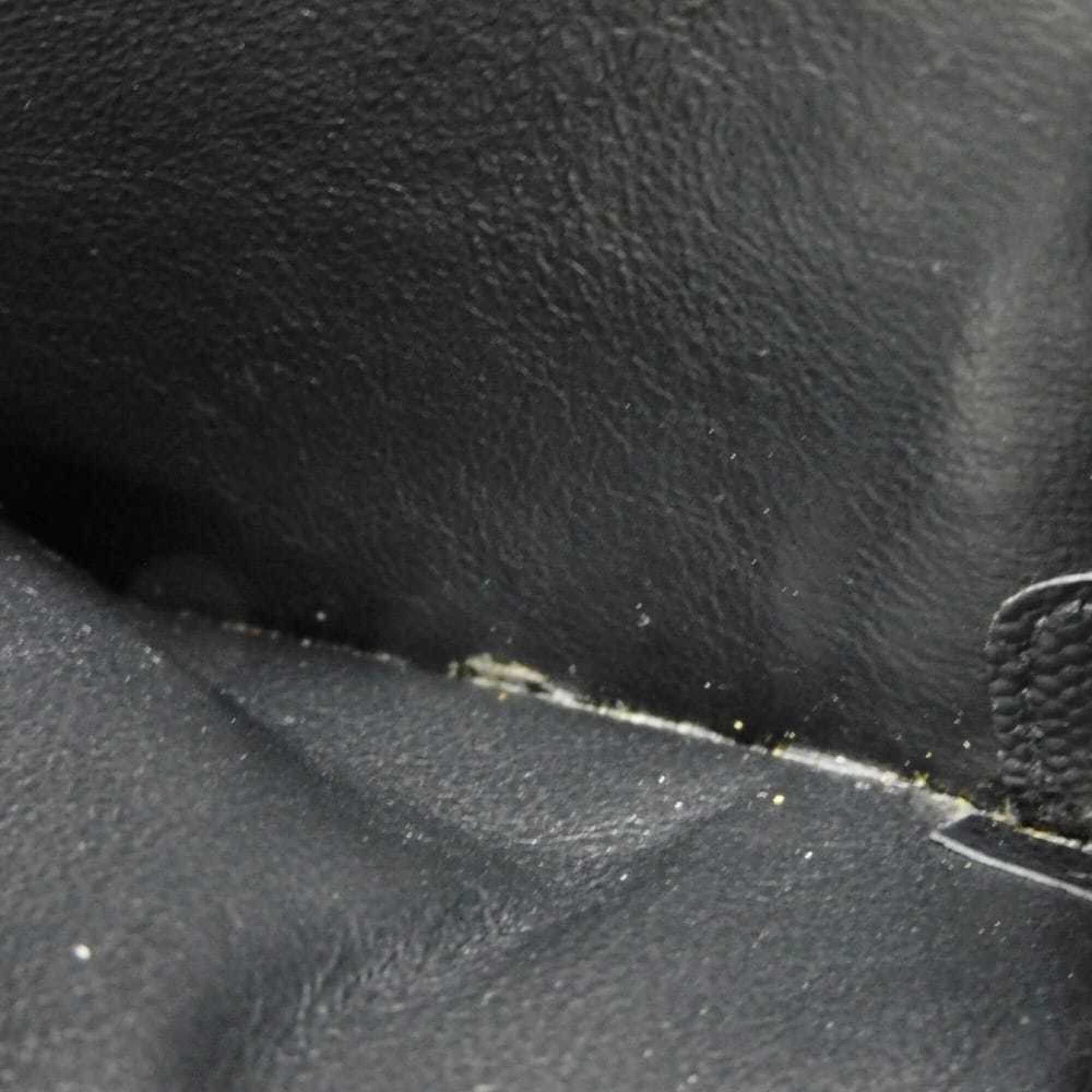 Yves Saint Laurent Black Leather Wallet (Bi-Fold) (Pre-Owned)