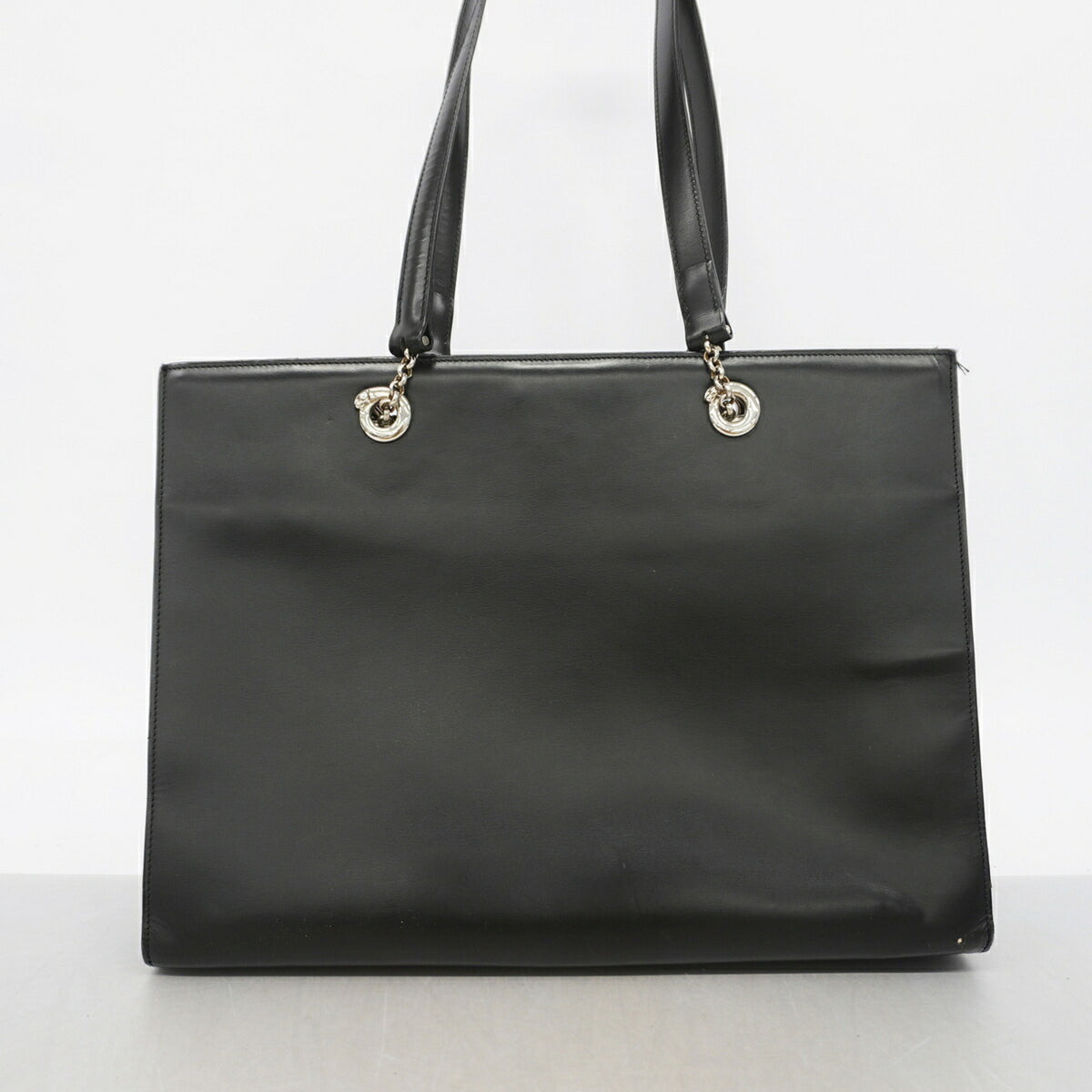 Cartier Black Leather Tote Bag (Pre-Owned)