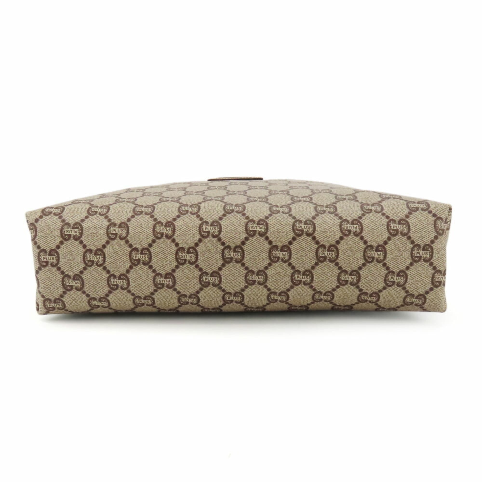 Gucci Beige Gg Plus Clutch Bag Pouch (Pre-Owned)