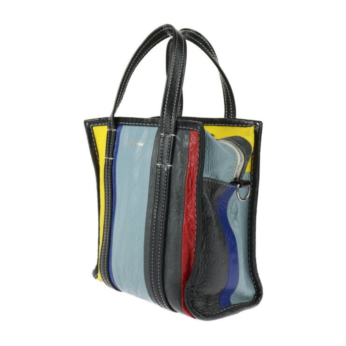 Balenciaga Multi-Color Leather Handbag Shoulder Bag Tote Bag (Pre-Owned)
