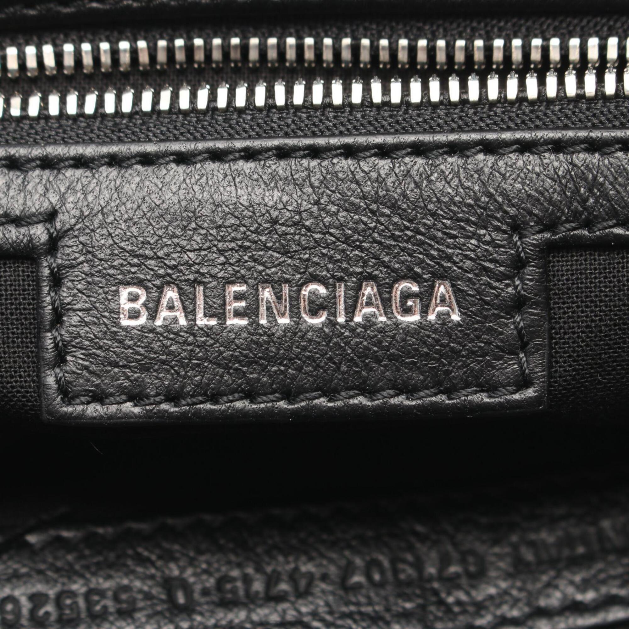 Balenciaga Blue Denim Handbag Pouch Shoulder Bag (Pre-Owned)