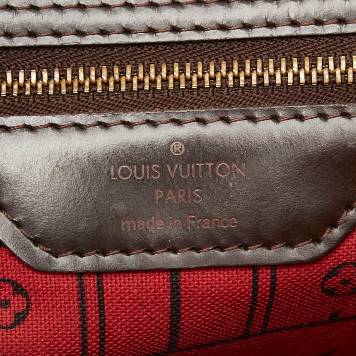 Louis Vuitton Damier Brown Damier Canvas Pvc Leather Shoulder Bag Tote Bag (Pre-Owned)