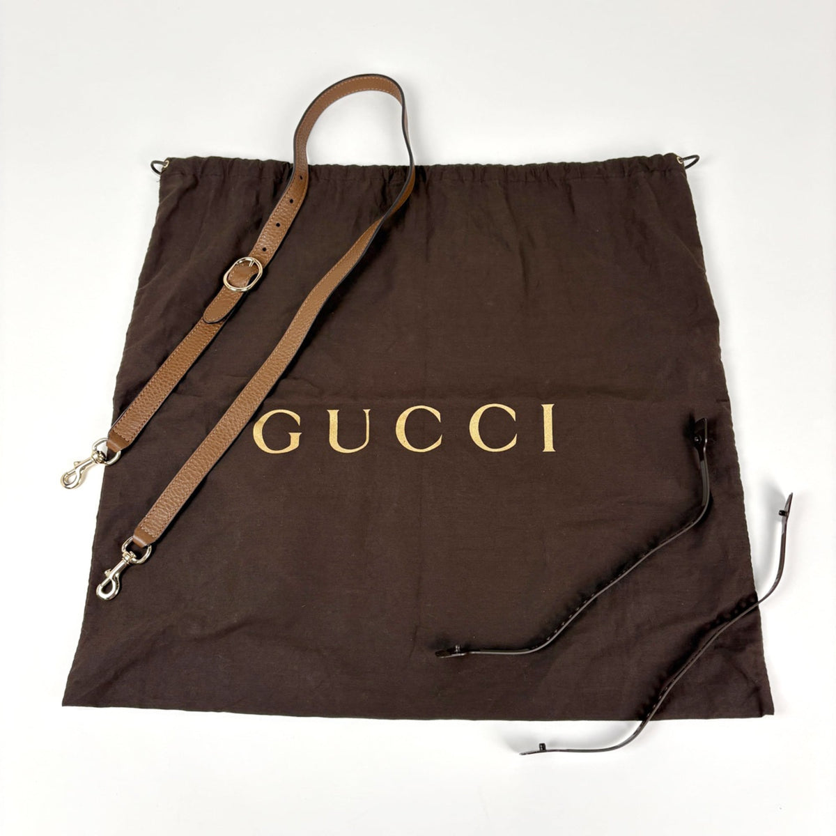 Gucci Brown Leather Handbag (Pre-Owned)