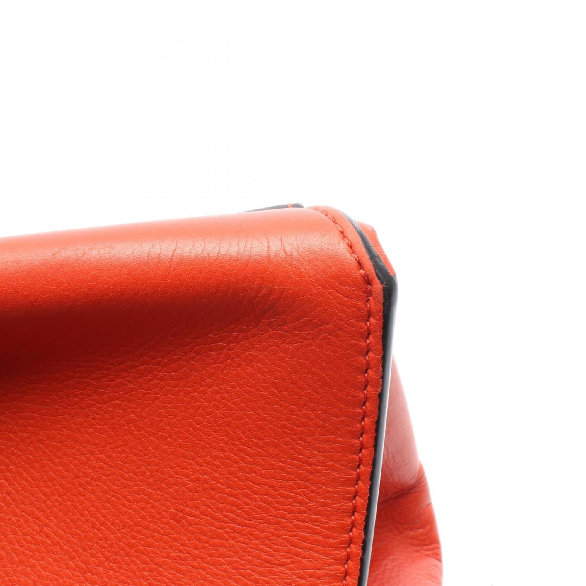 Celine Orange Leather Handbag (Pre-Owned)