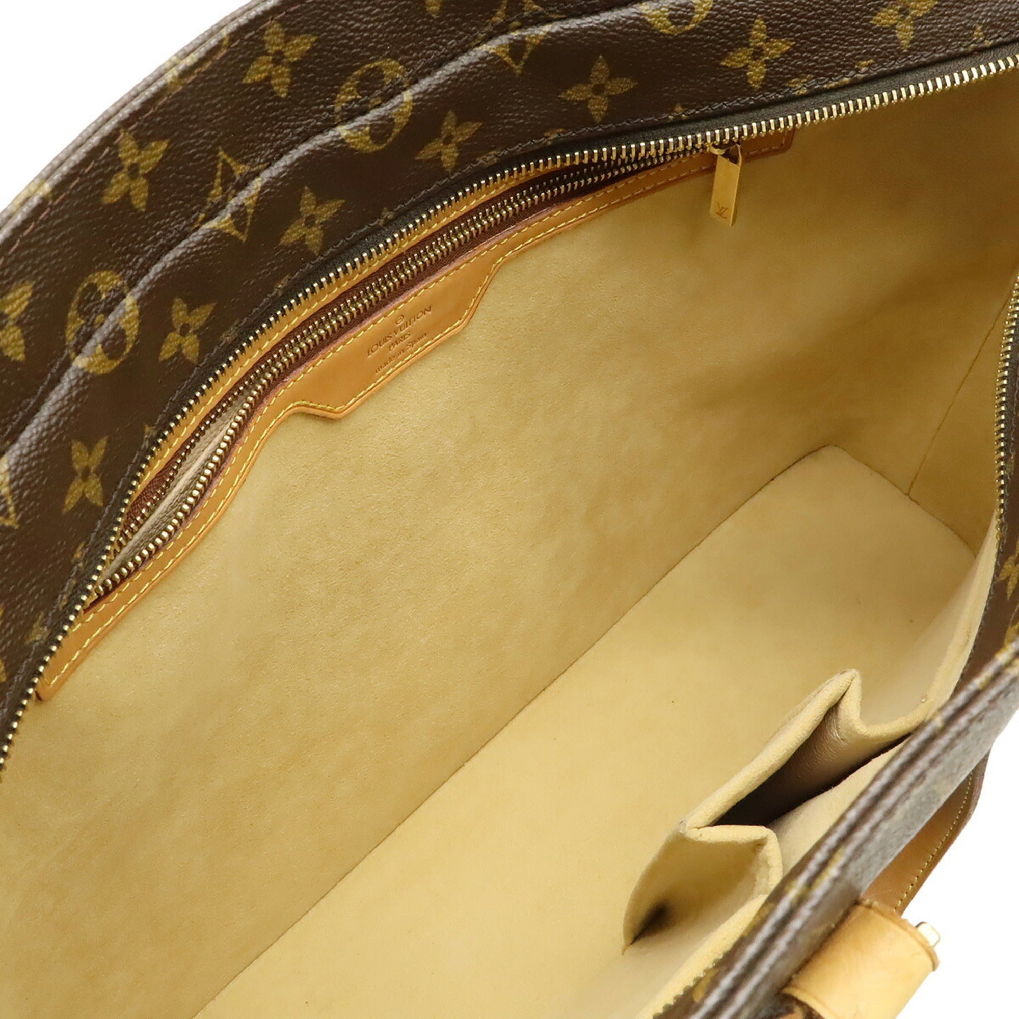 Louis Vuitton Brown Monogram Shoulder Bag Tote Bag (Pre-Owned)