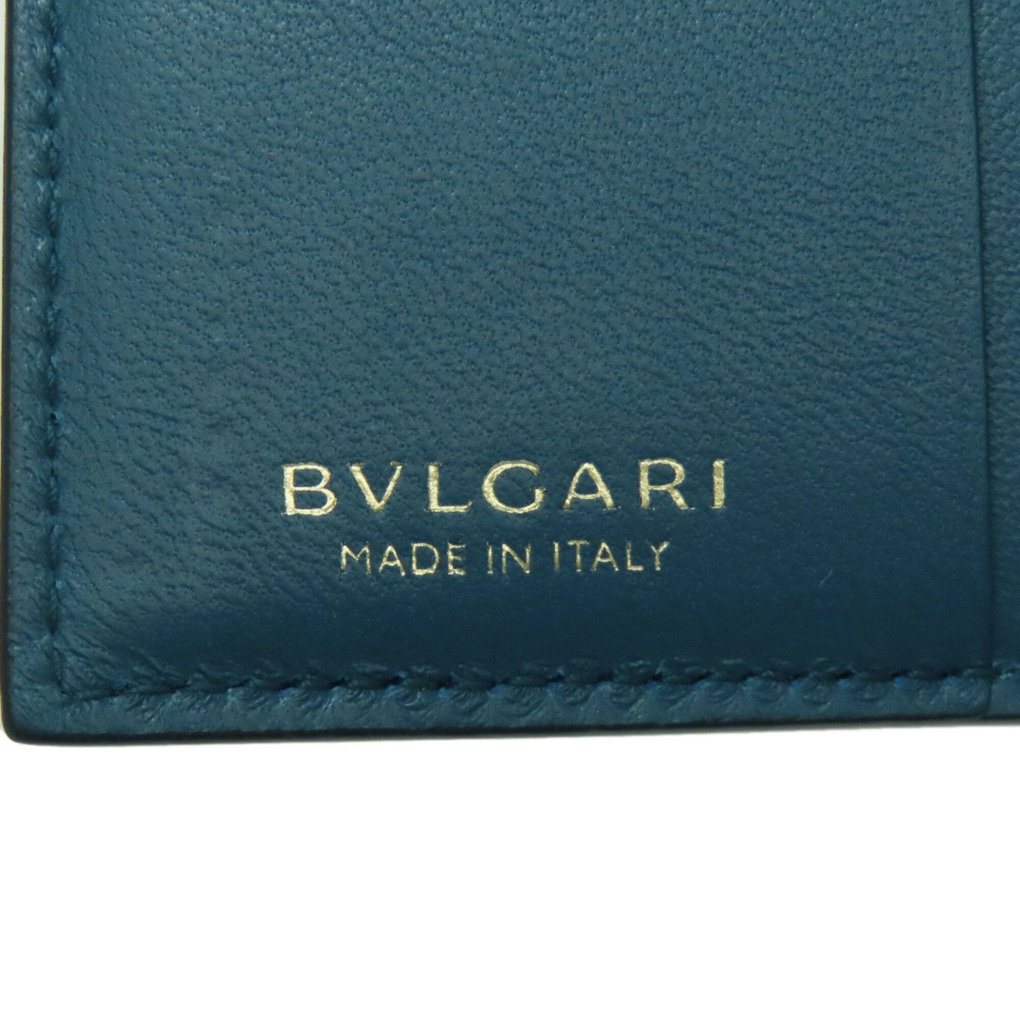 Bvlgari Black Leather Wallet (Bi-Fold) (Pre-Owned)
