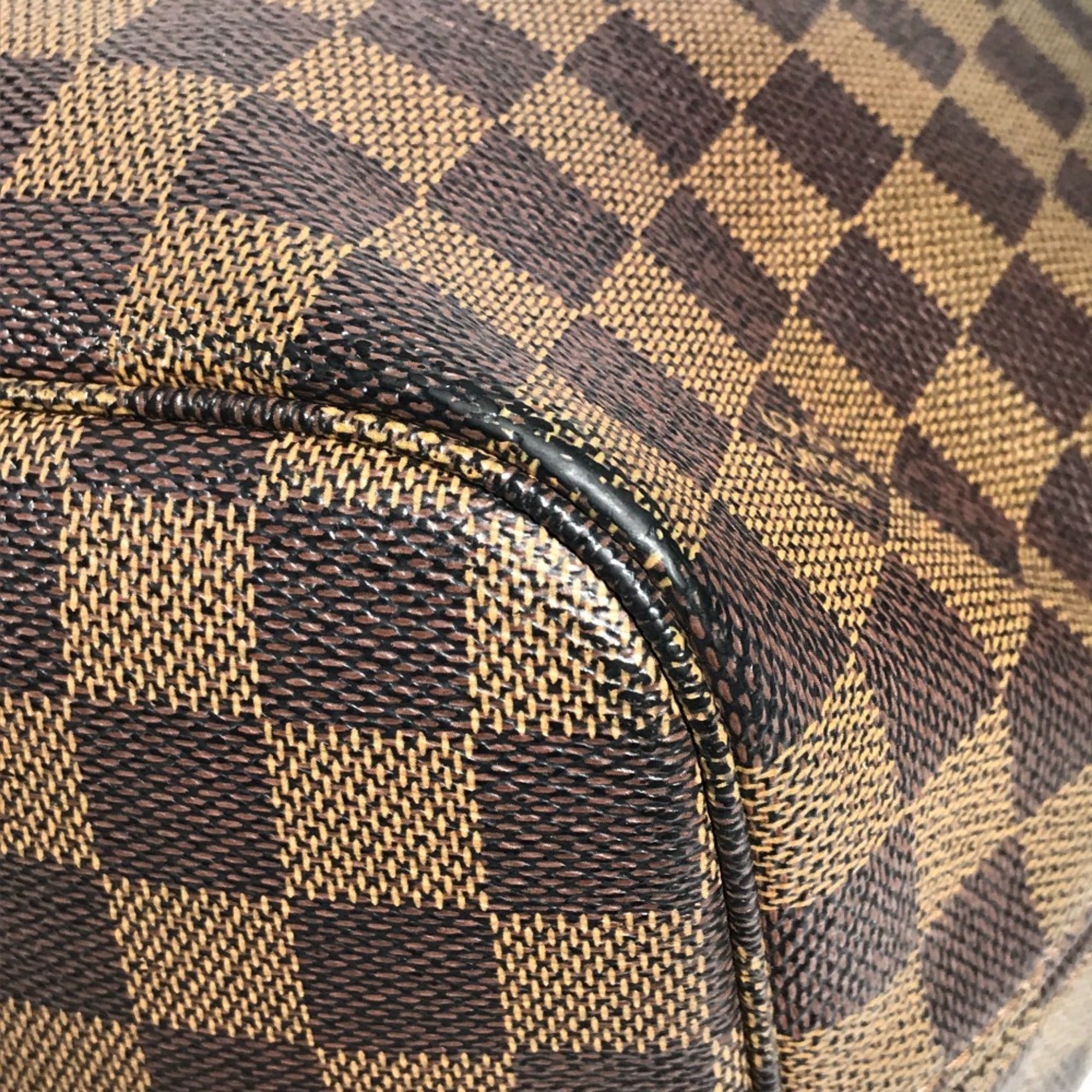 Louis Vuitton Brown Damier Canvas Handbag Shoulder Bag Tote Bag (Pre-Owned)