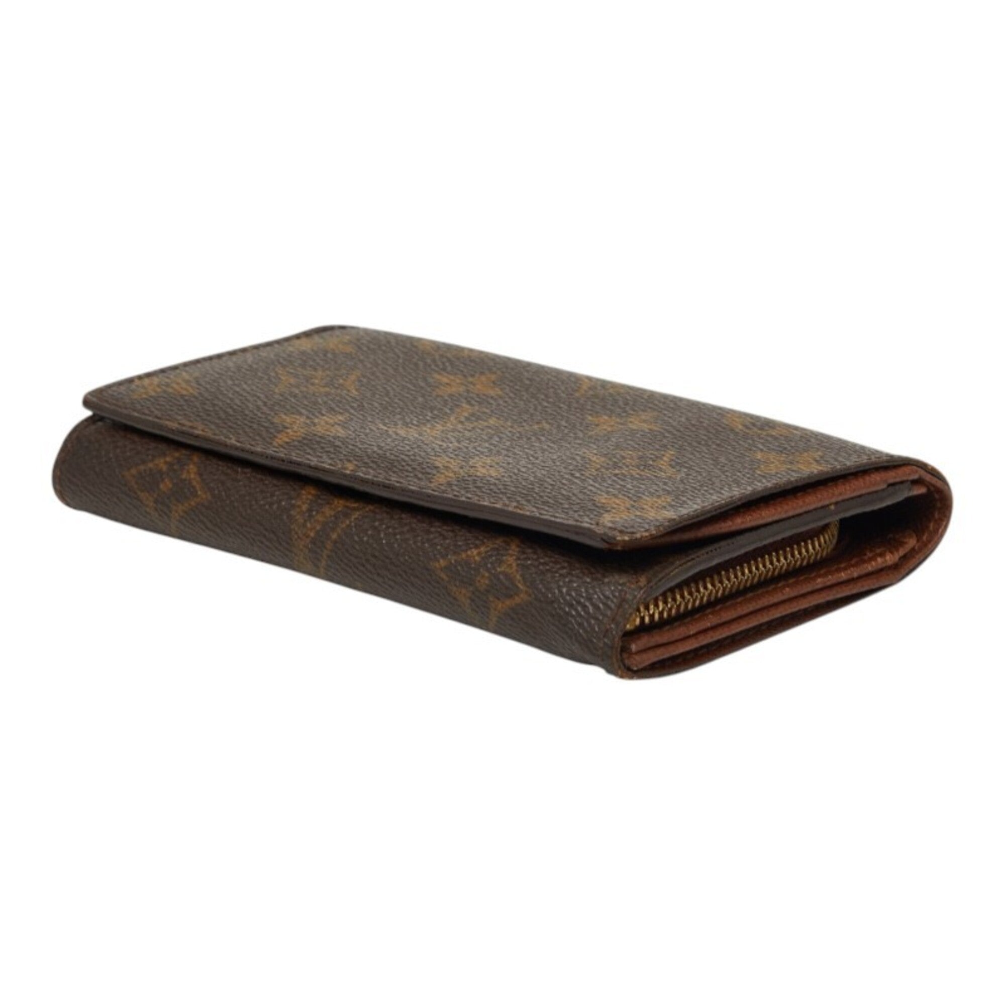 Louis Vuitton Brown Pvc Leather Wallet (Bi-Fold) (Pre-Owned)