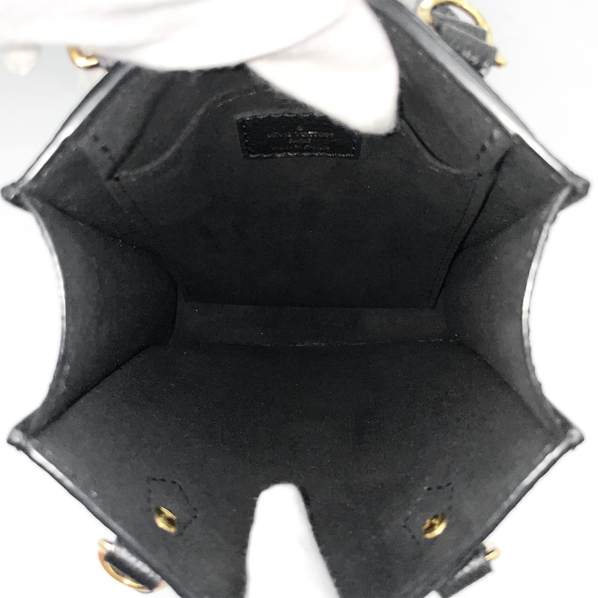 Louis Vuitton Monogram Empreinte Black Leather Metal Shoulder Bag (Pre-Owned)