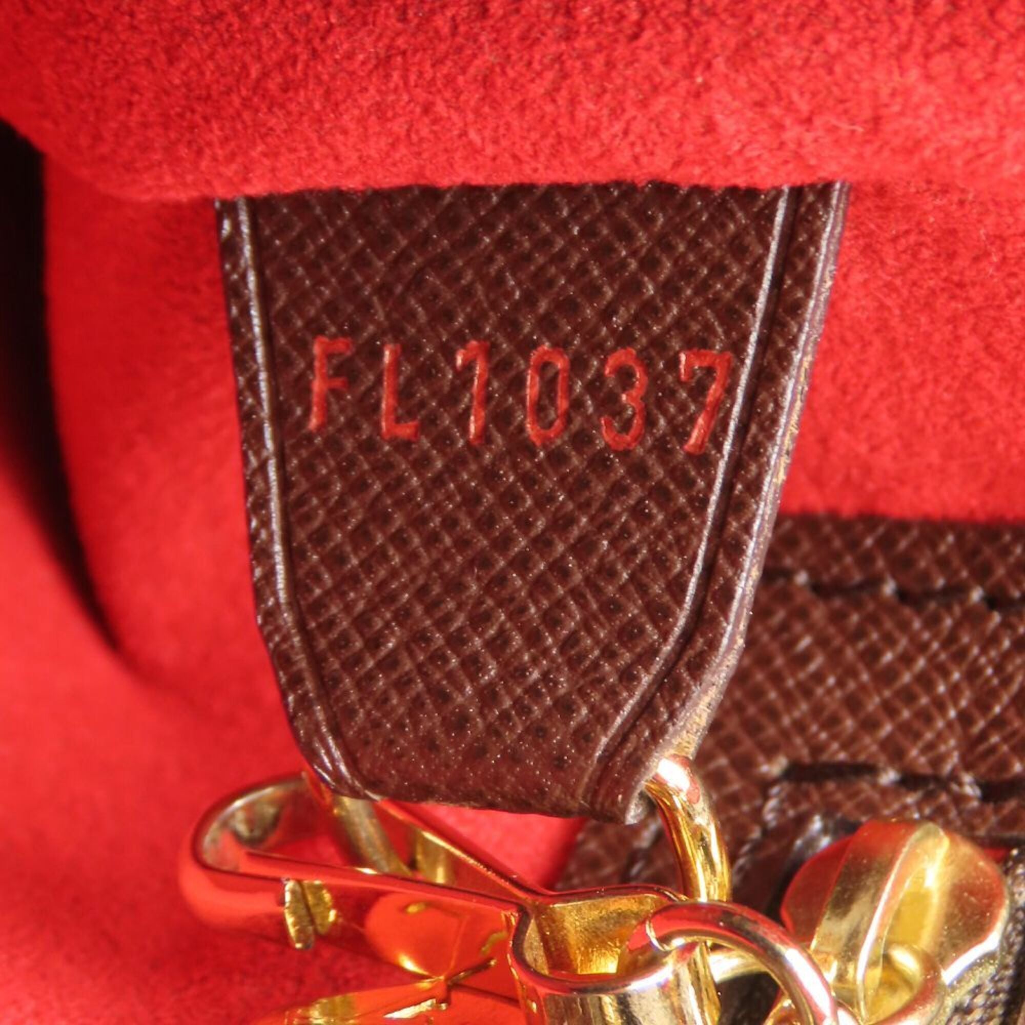 Louis Vuitton Ebene Damier Canvas Shoulder Bag (Pre-Owned)