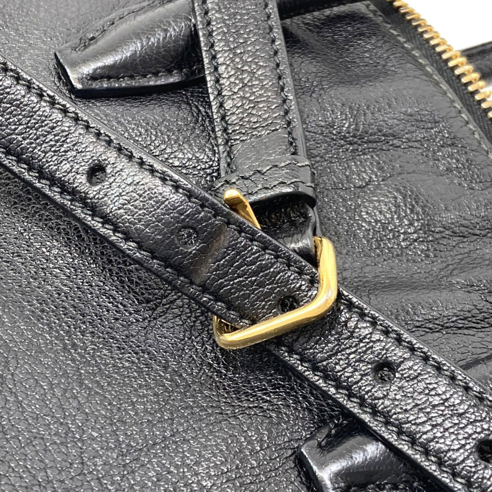Miu Miu Black Leather Handbag (Pre-Owned)