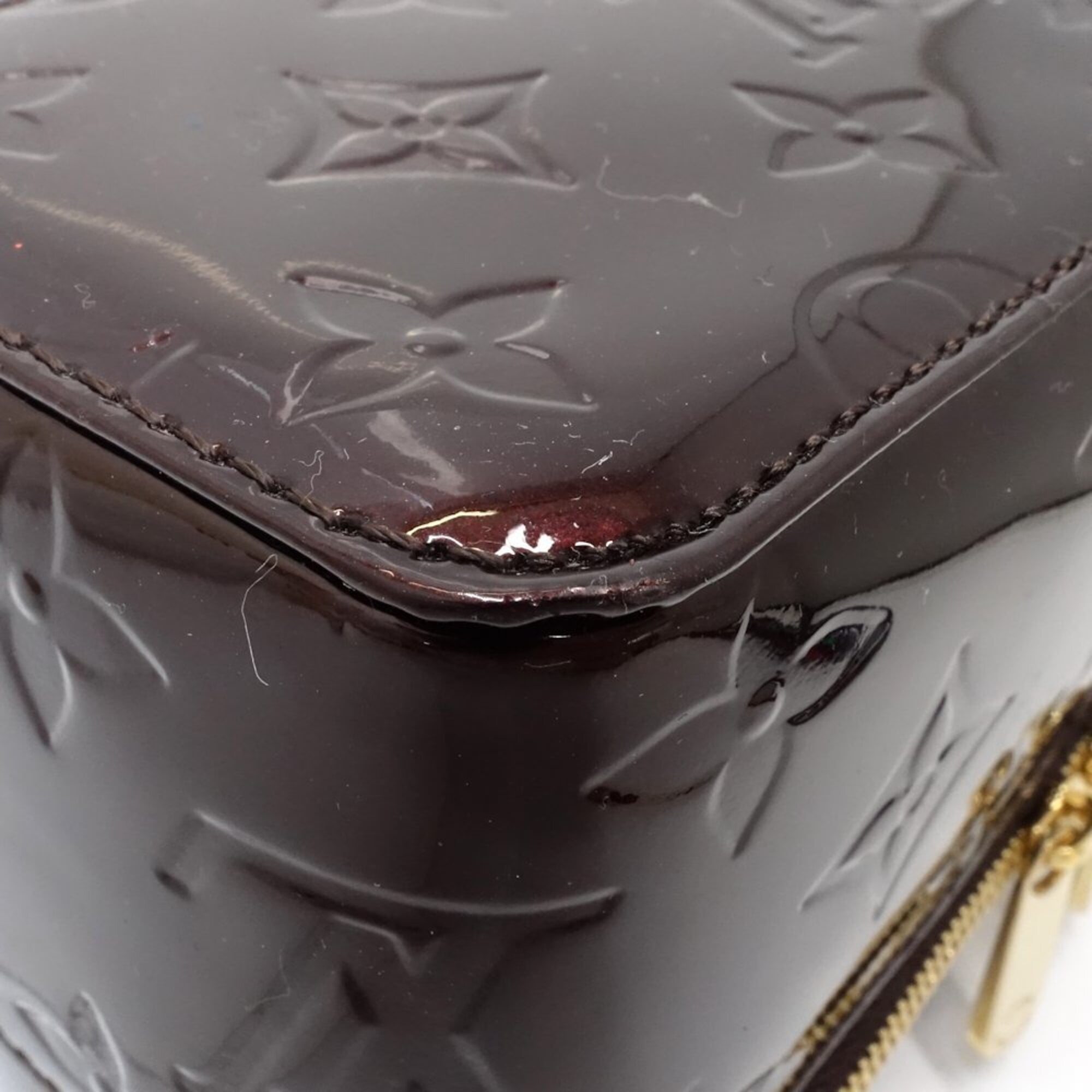 Louis Vuitton Amarante Monogram Vernis Pouch (Pre-Owned)