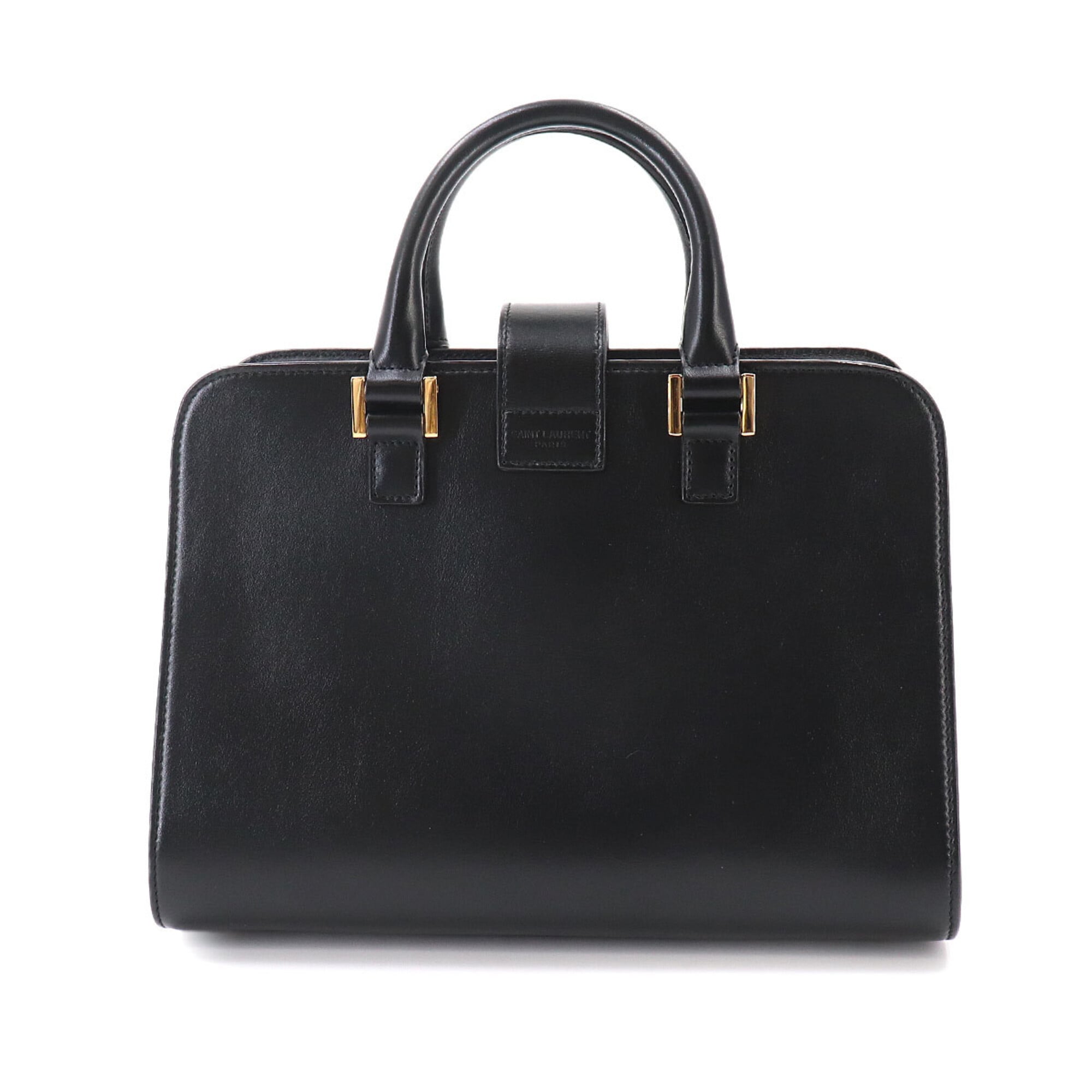 Saint Laurent Black Leather Handbag (Pre-Owned)