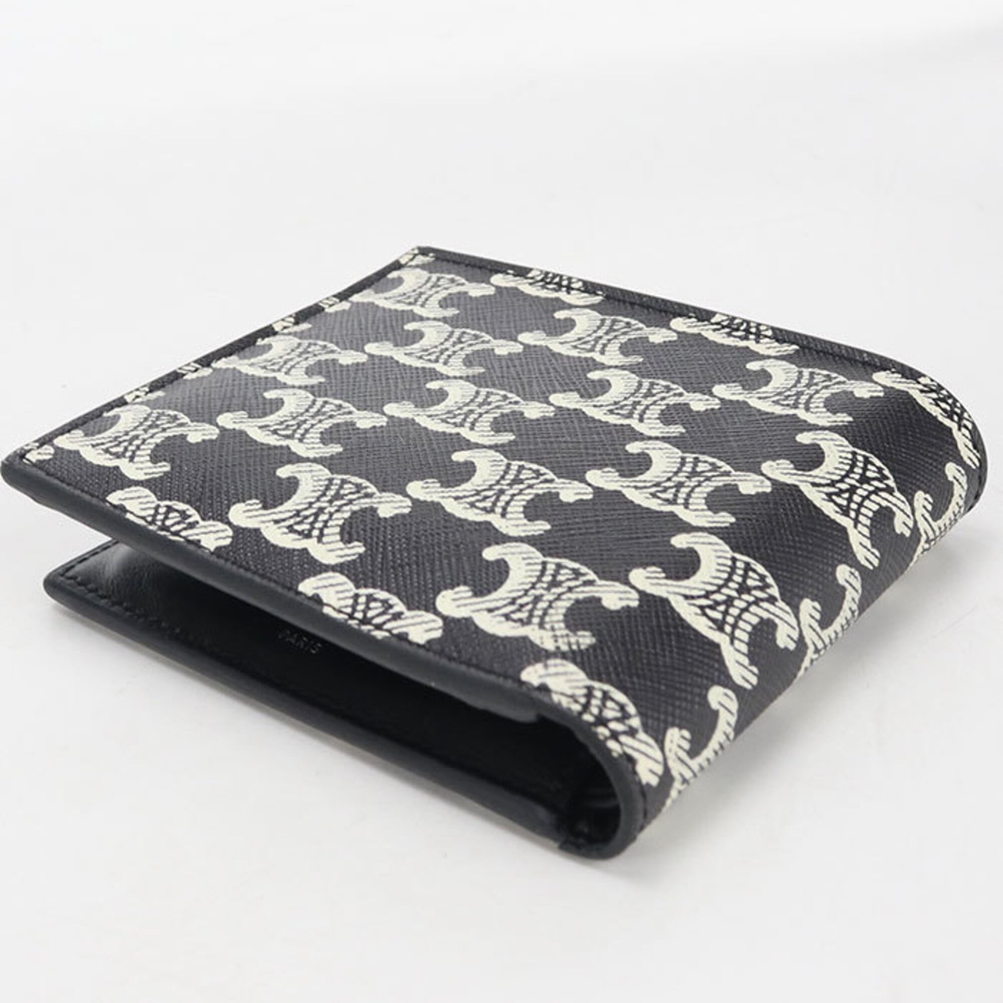 Celine Black Pvc Wallet (Bi-Fold) (Pre-Owned)