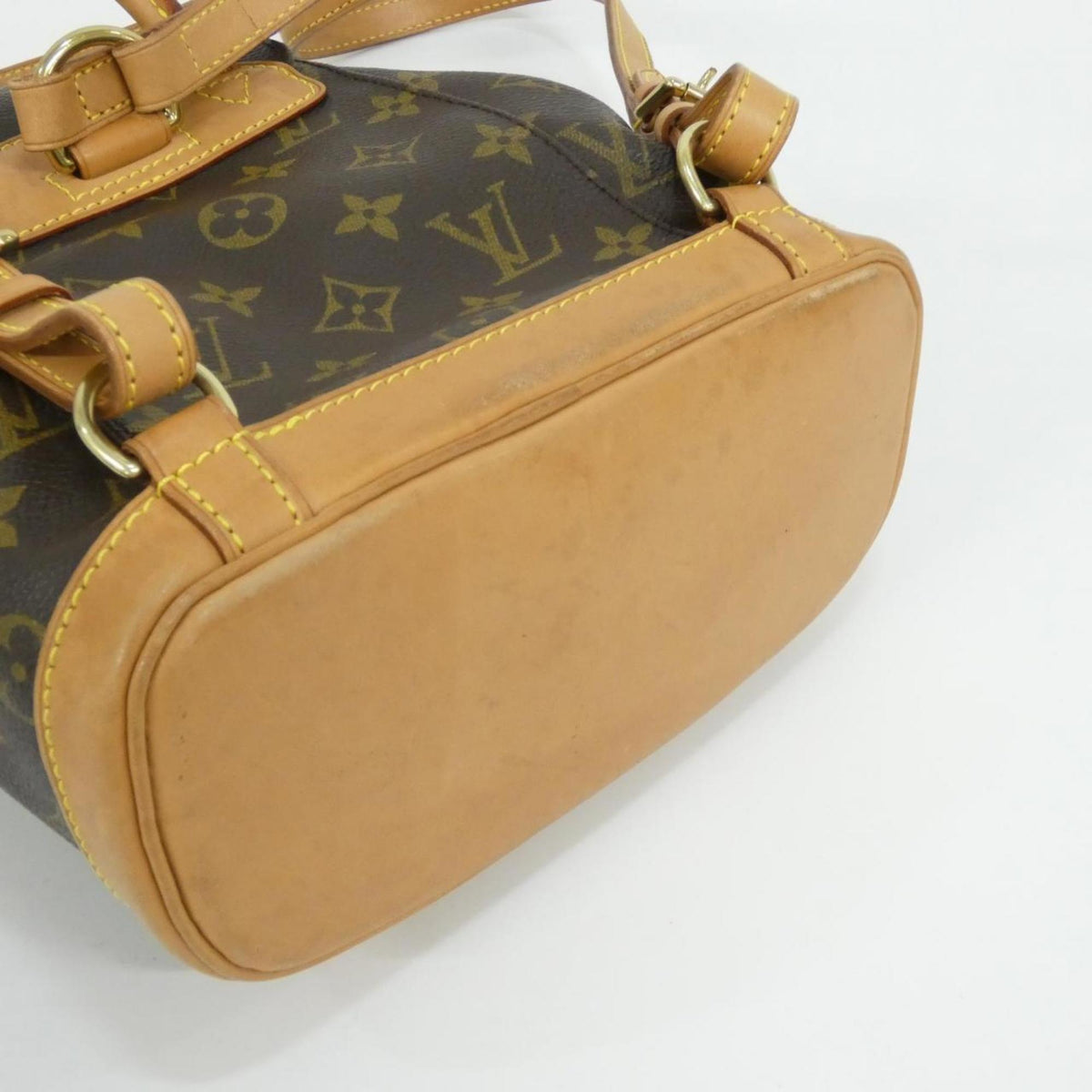 Louis Vuitton Marron Coated Canvas Backpack (Pre-Owned)