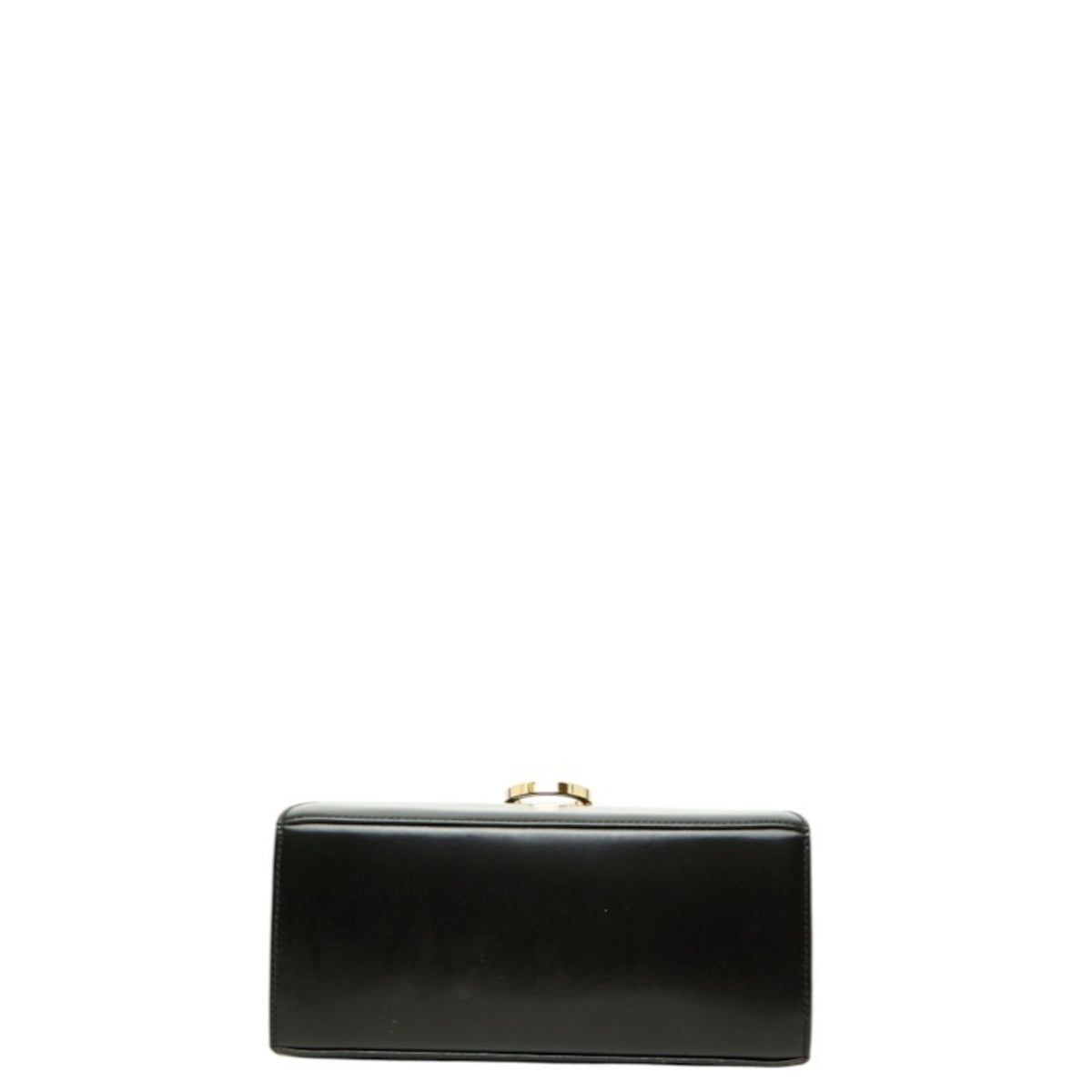 Salvatore Ferragamo Black Leather Handbag Shoulder Bag (Pre-Owned)