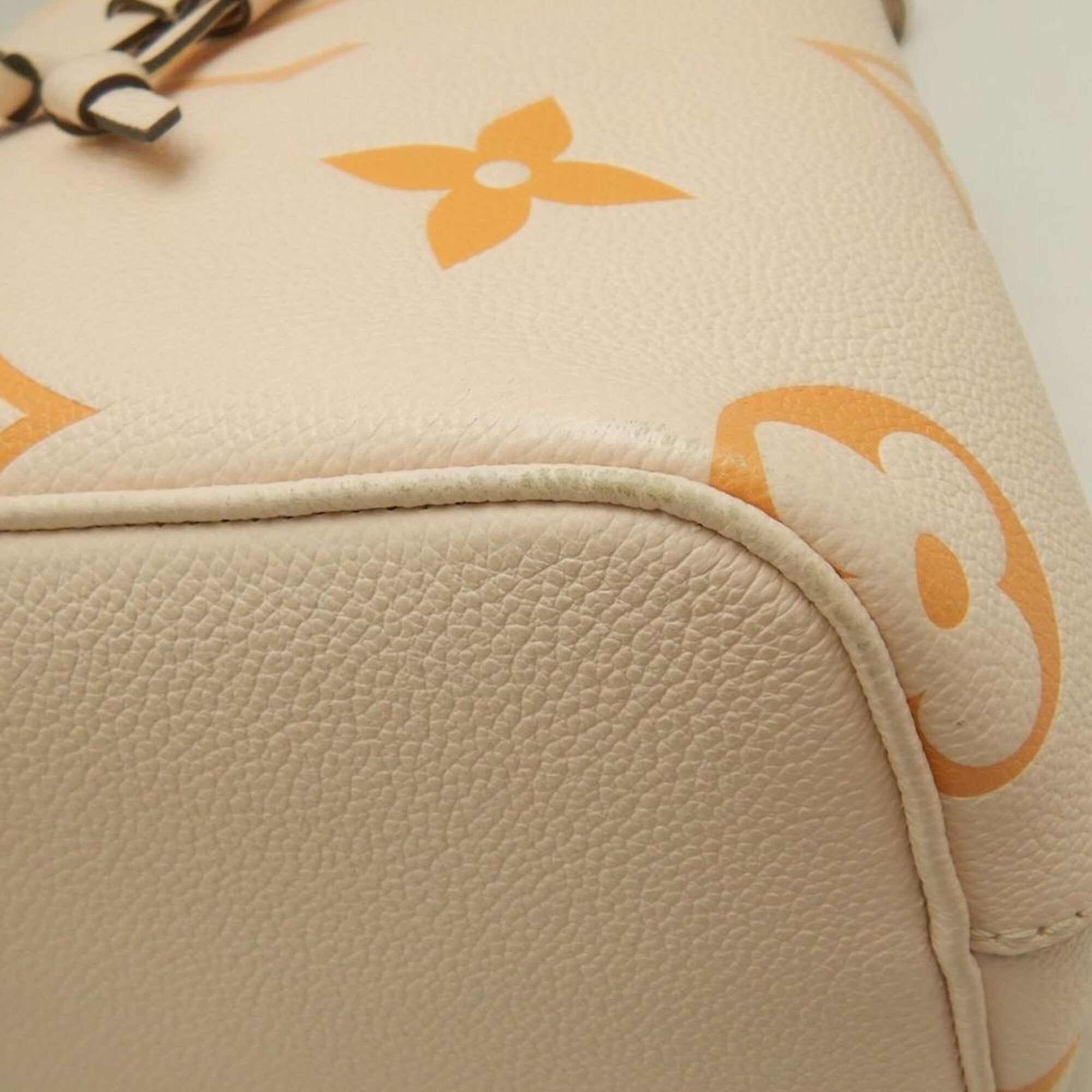 Louis Vuitton Monogram Empreinte Cream Saffron Monogram Empreinte Shoulder Bag (Pre-Owned)