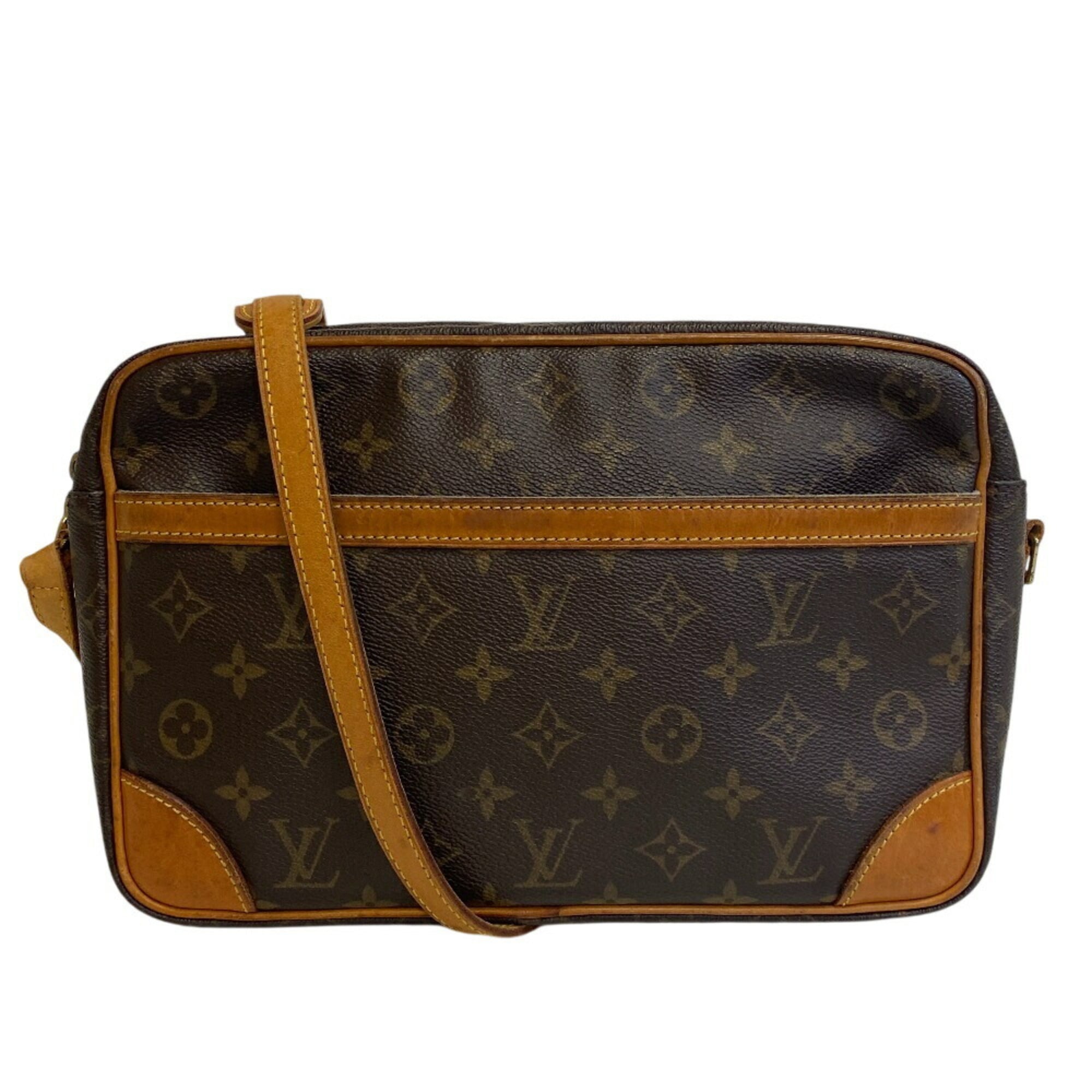 Louis Vuitton Brown Leather Shoulder Bag (Pre-Owned)