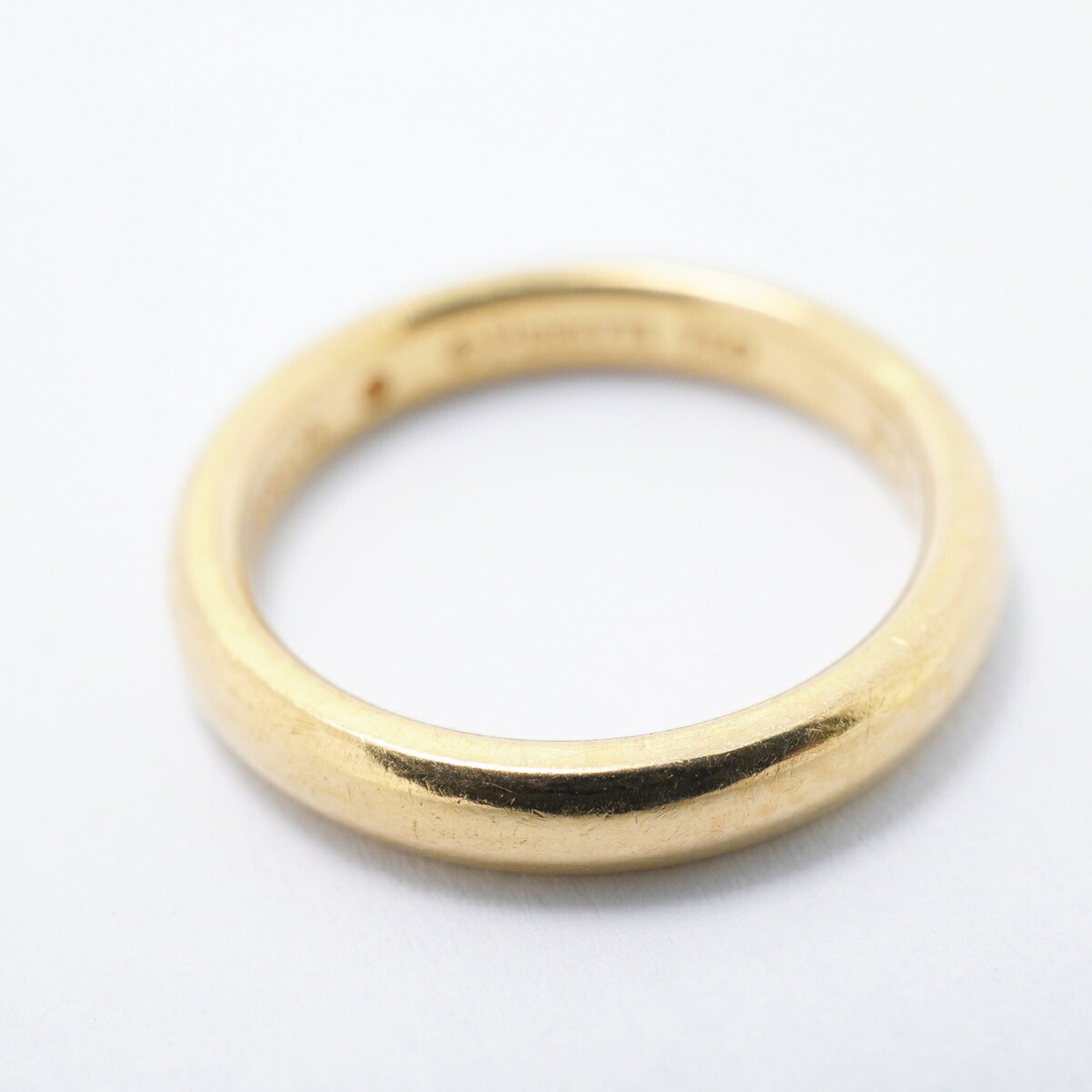 Tiffany Yellow Gold (18K) Band Ring (Pre-Owned)