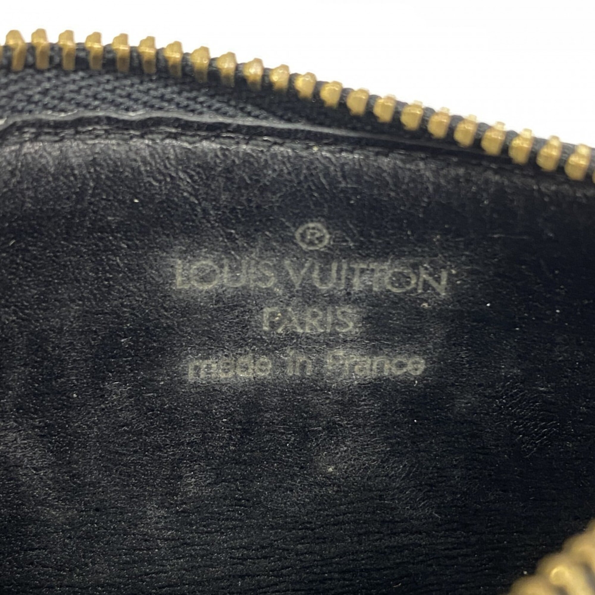 Louis Vuitton Noir Coin Purse/Coin Case (Pre-Owned)