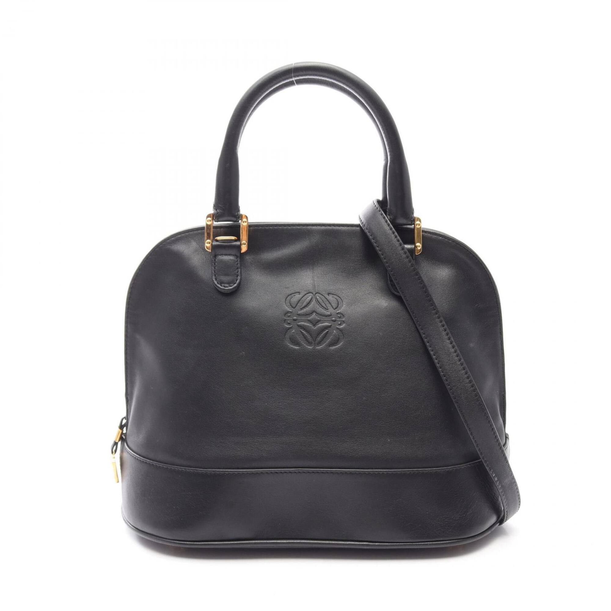 Loewe Black Leather Handbag (Pre-Owned)