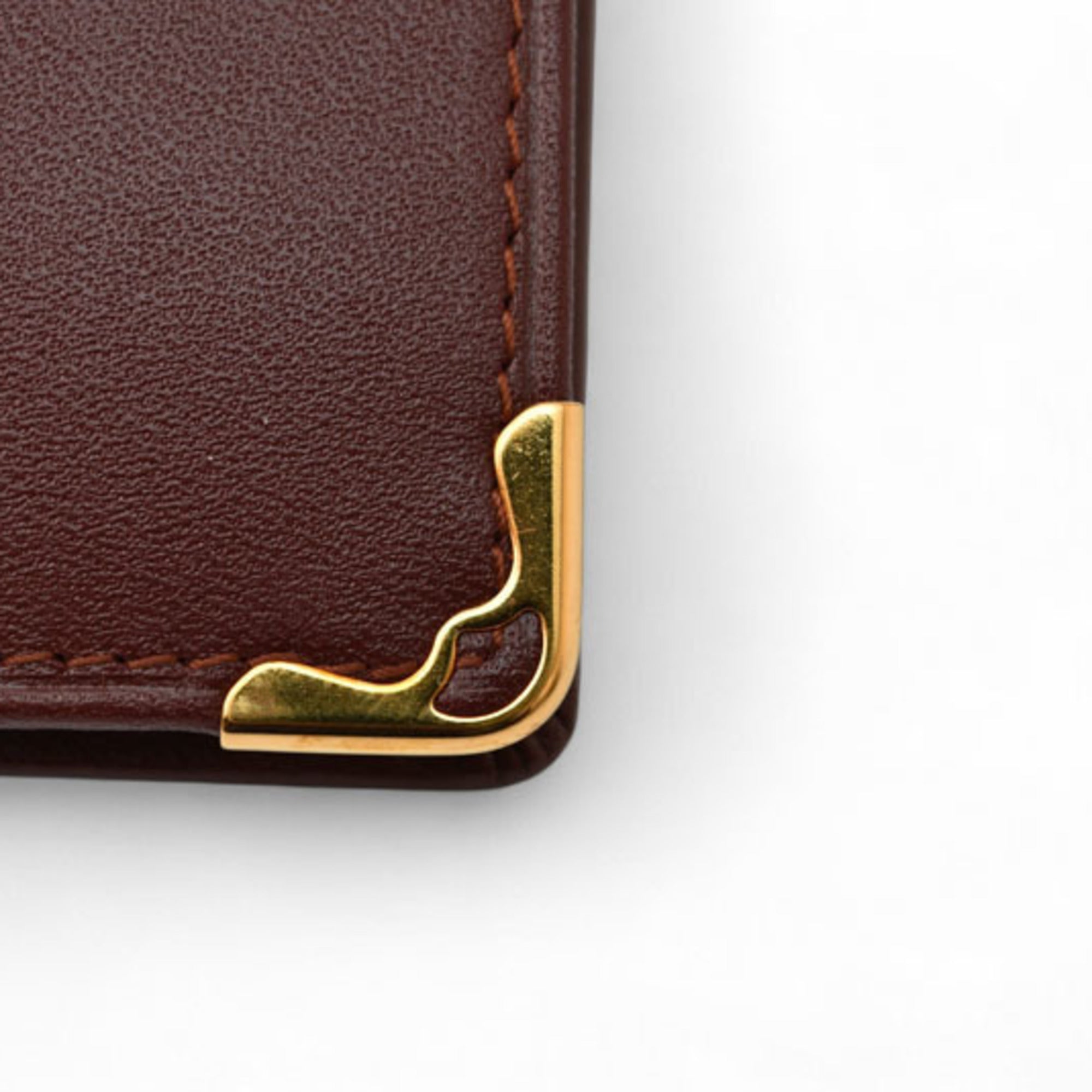 Cartier Must Bordeaux Wallet (Bi-Fold) (Pre-Owned)