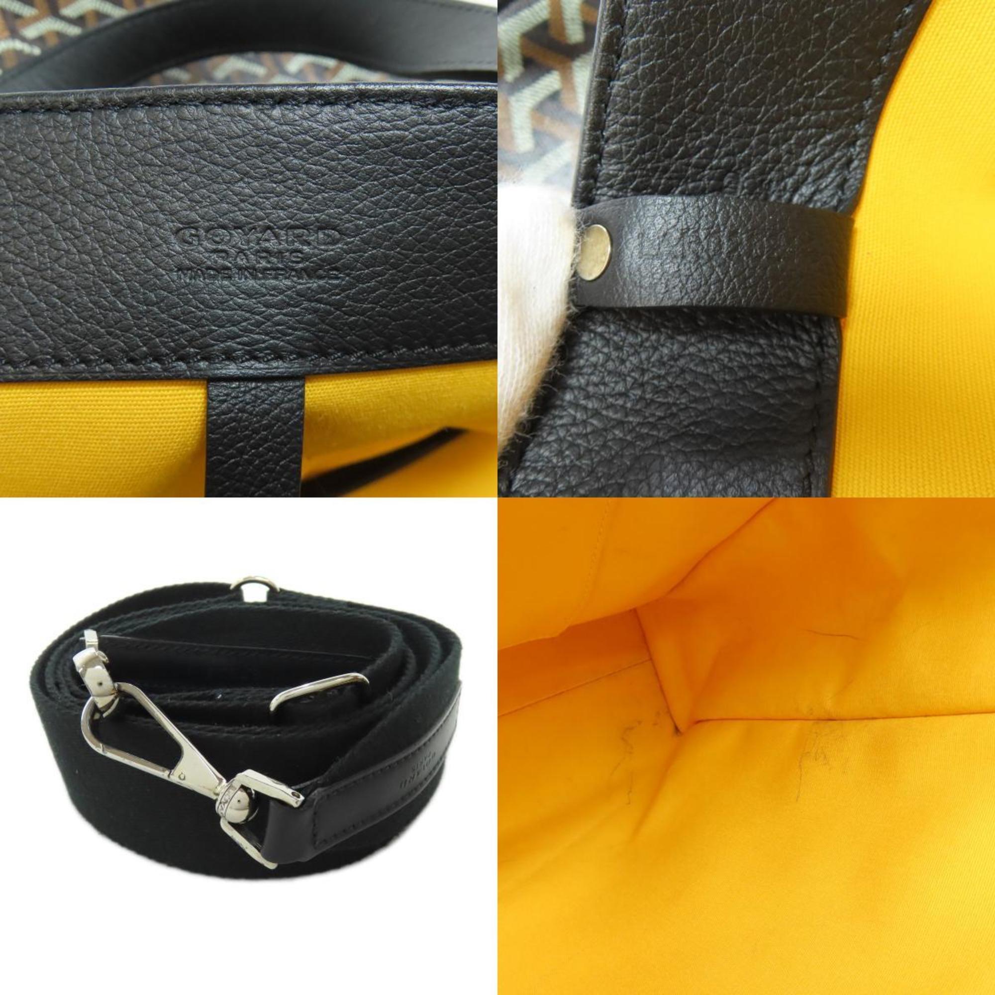 Goyard Black Coated Canvas Tote Bag (Pre-Owned)
