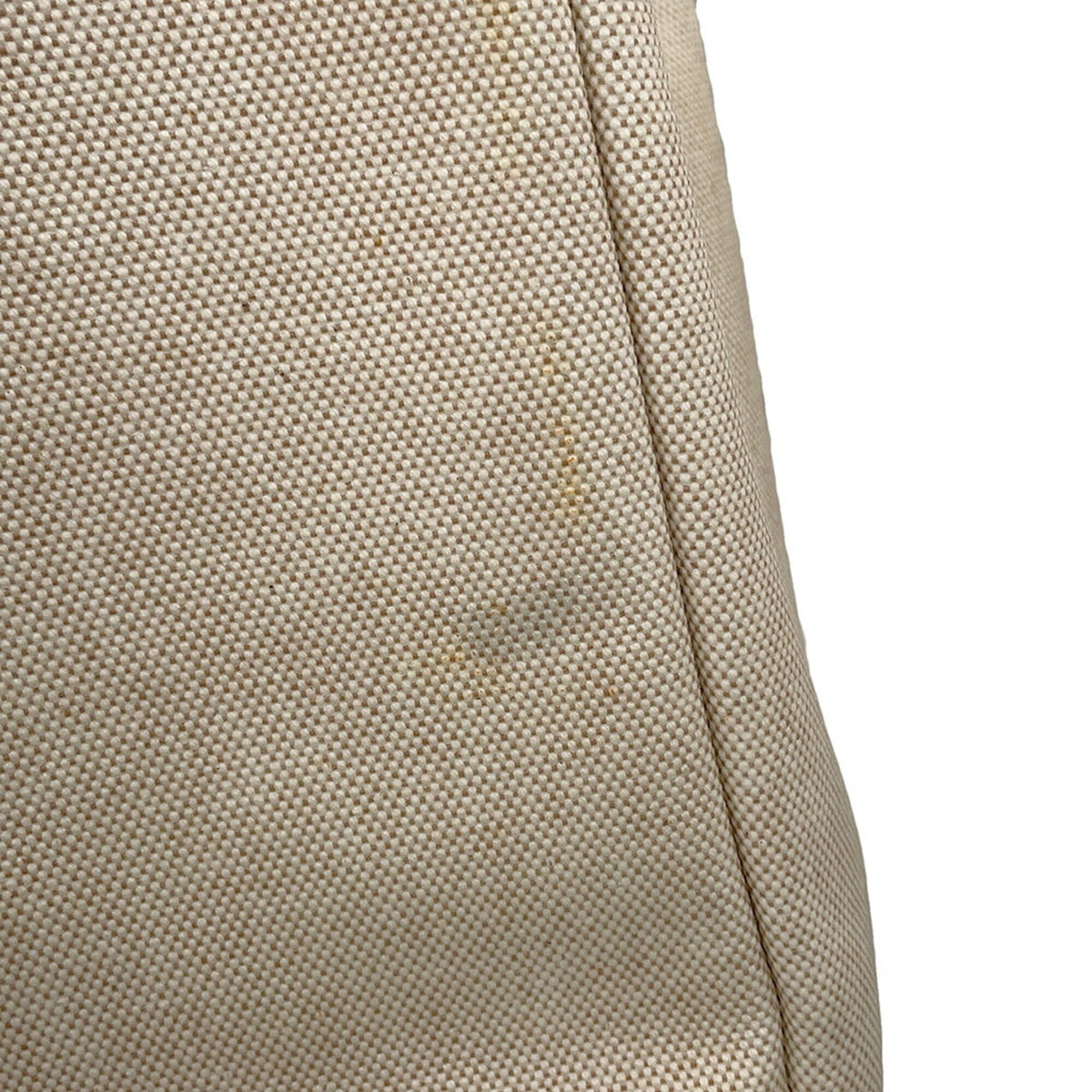 Hermes Her Bag Ecru Natural Toile H Handbag Shoulder Bag (Pre-Owned)