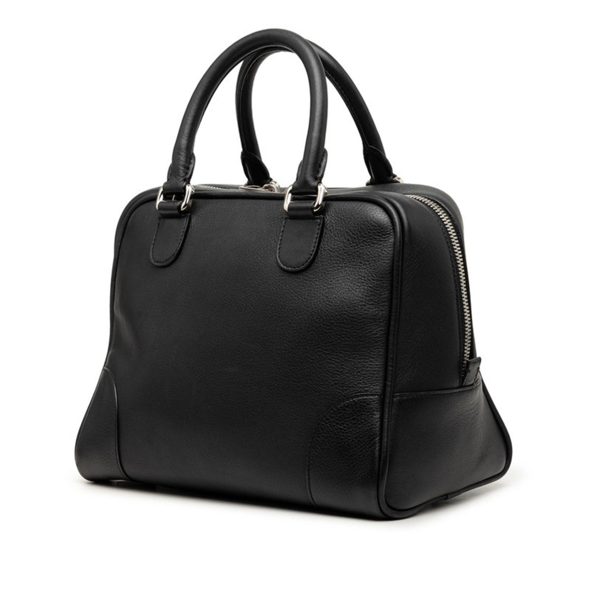 Loewe Black Leather Handbag Shoulder Bag (Pre-Owned)