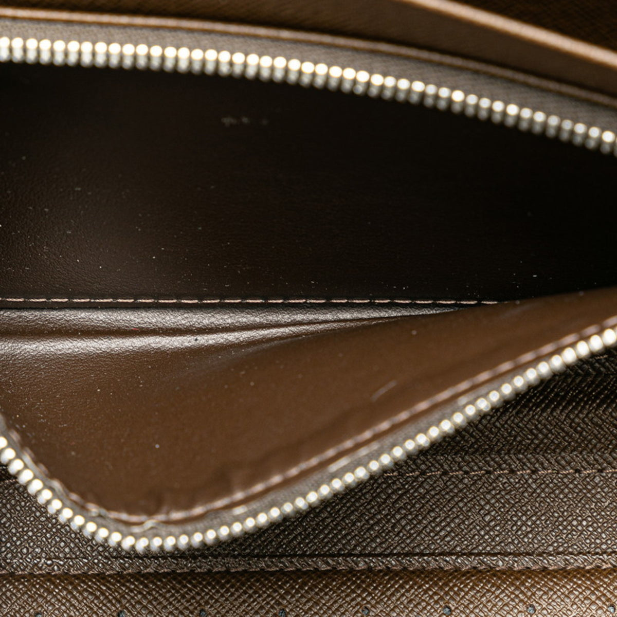 Louis Vuitton Brown Grizzly Leather Pvc Long Wallet (Bi-Fold) (Pre-Owned)