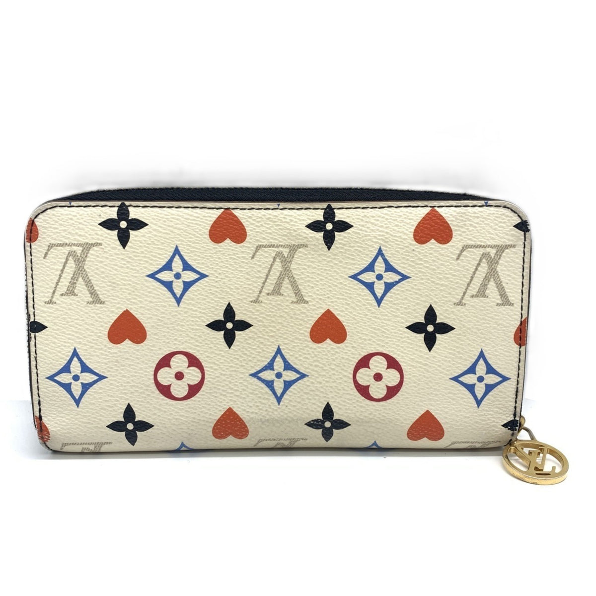 Louis Vuitton Multi-Color White Monogram Multicolore Card Wallet (Pre-Owned)