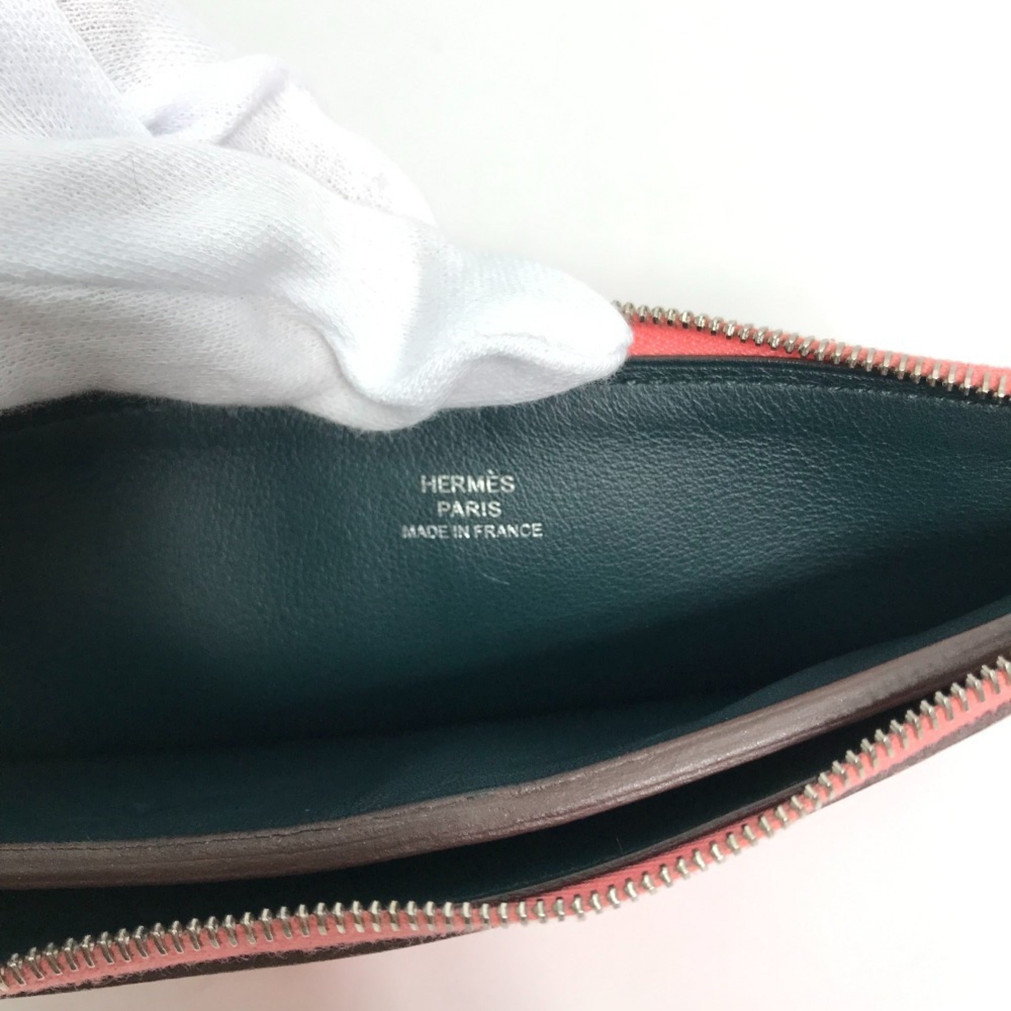 Hermes Pink Rose Azalee Pouch (Pre-Owned)