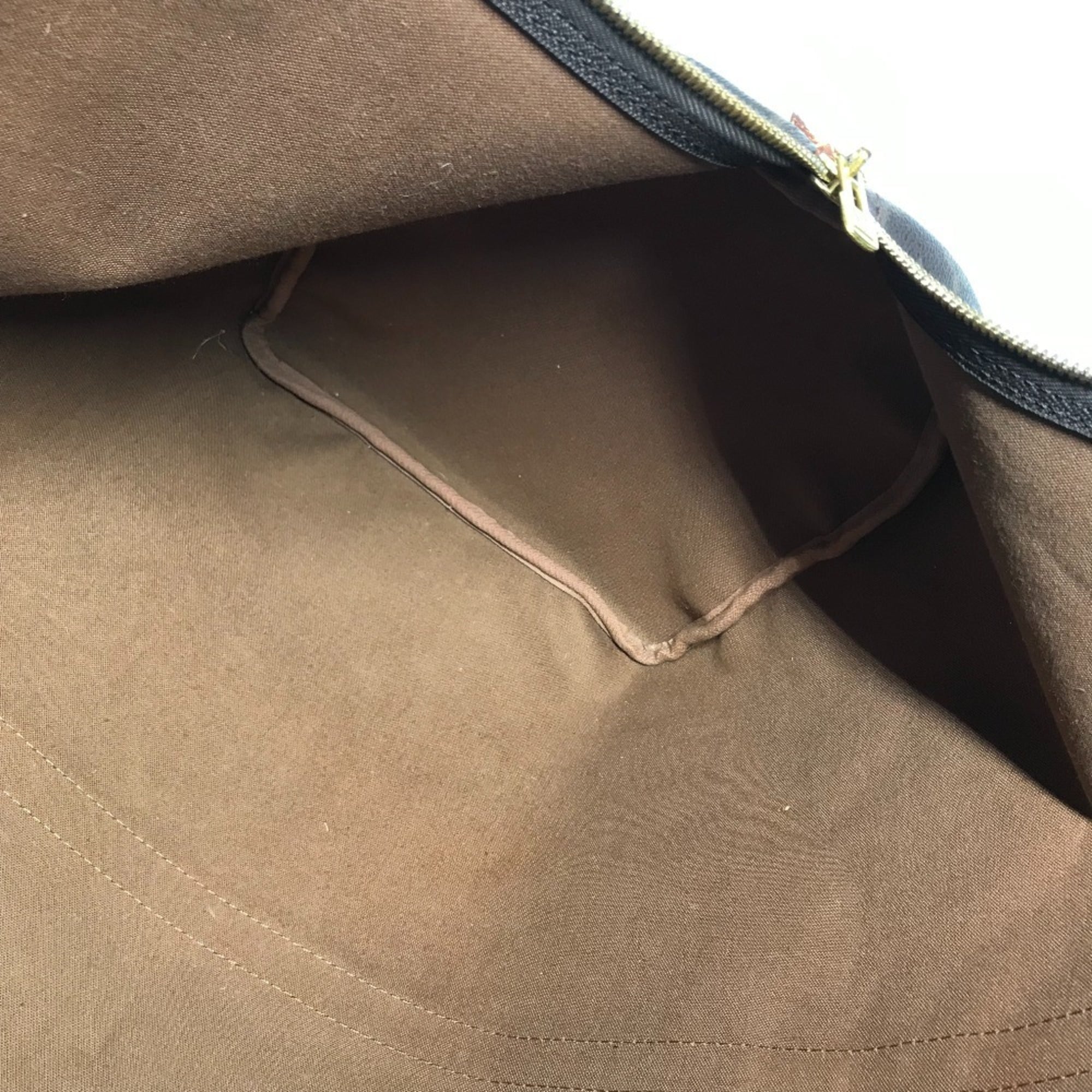 Louis Vuitton Brown Monogram Boston Bag Handbag (Pre-Owned)
