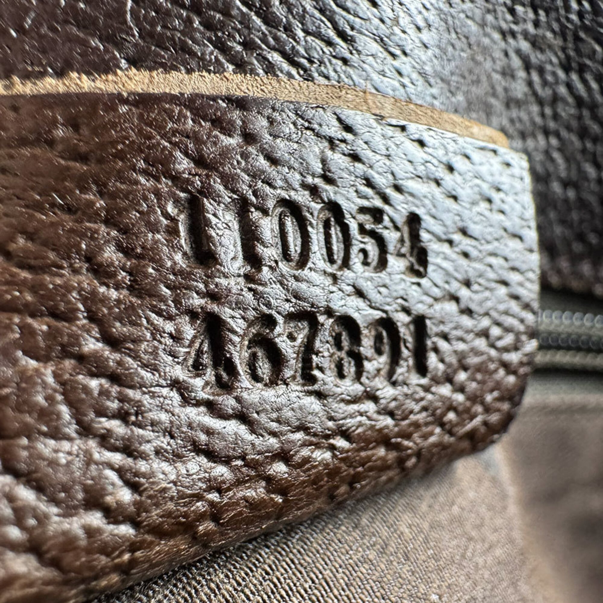 Gucci Brown Gg Canvas Leather Shoulder Bag (Pre-Owned)