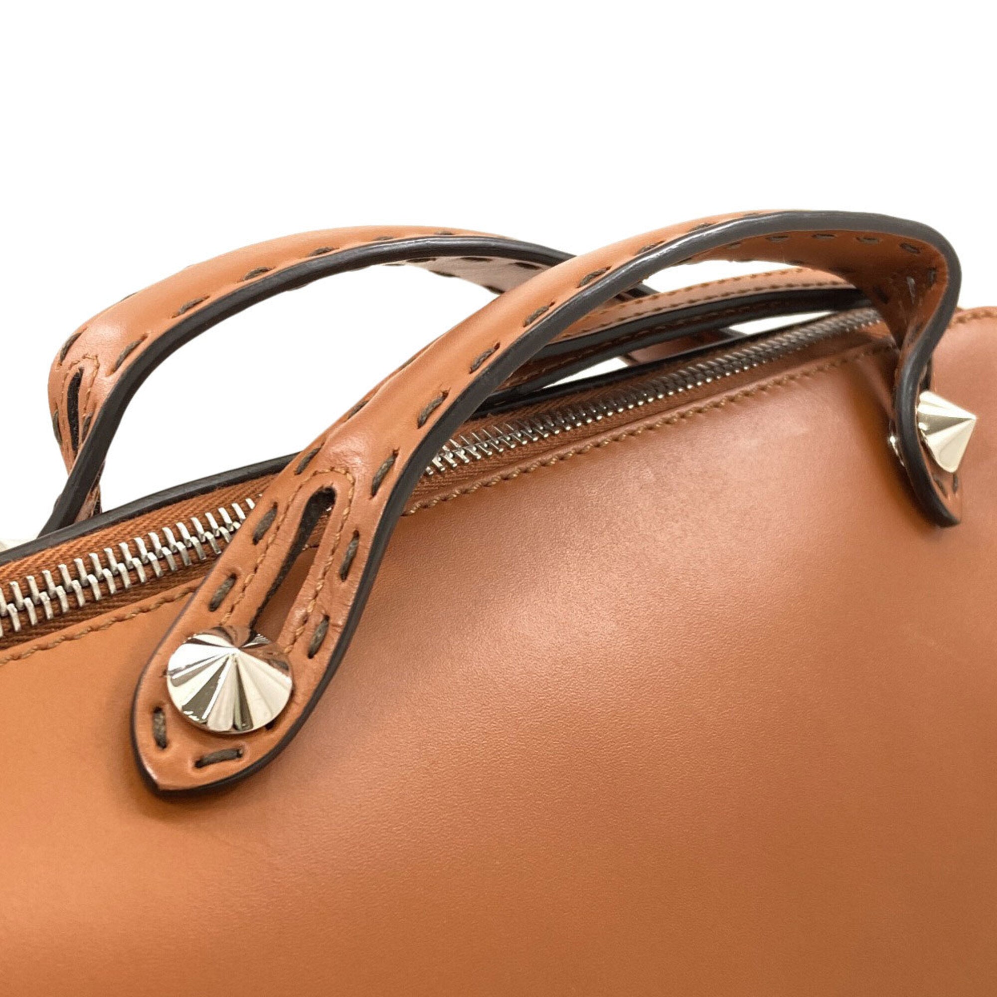 Fendi Brown Leather Handbag (Pre-Owned)