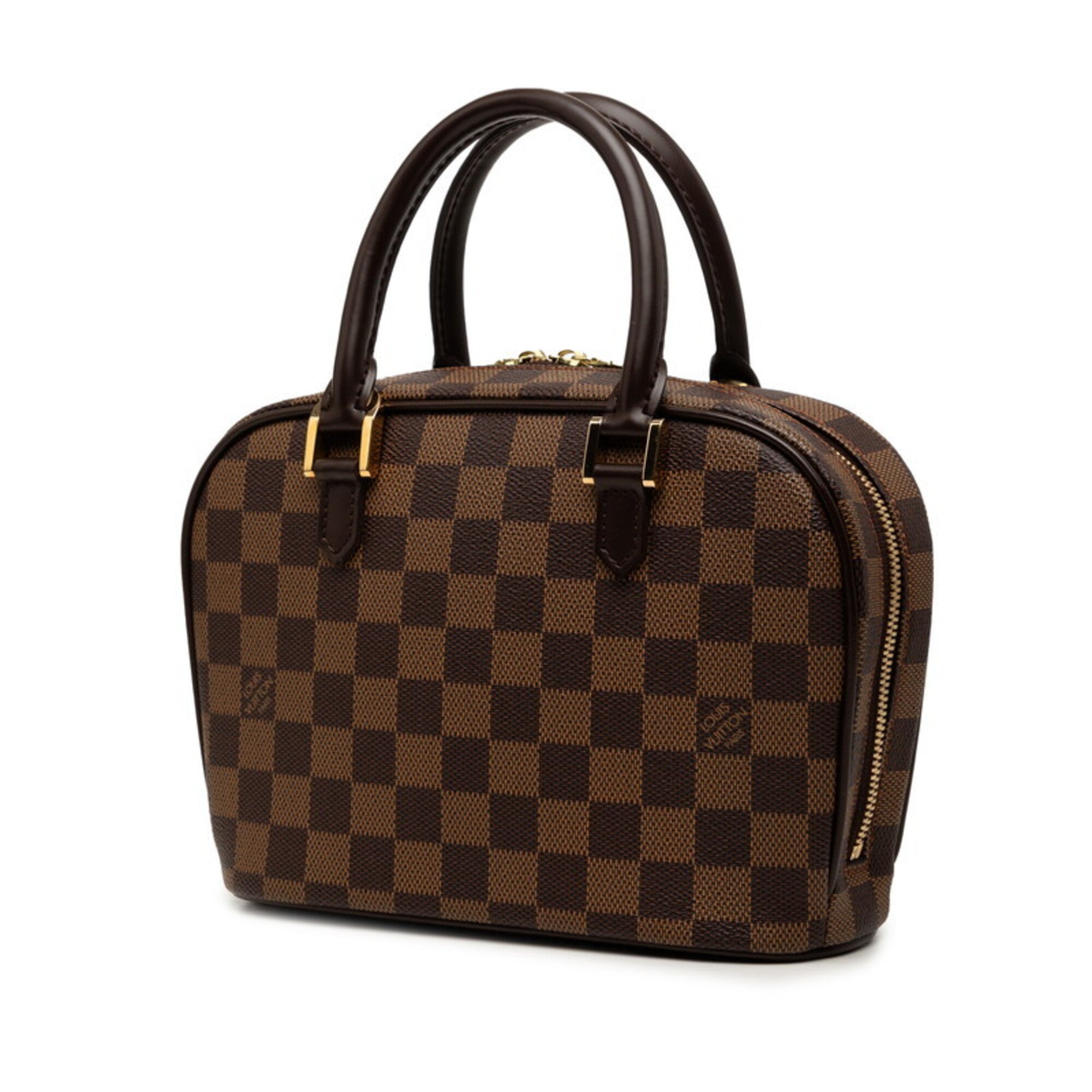 Louis Vuitton Brown Pvc Leather Handbag (Pre-Owned)