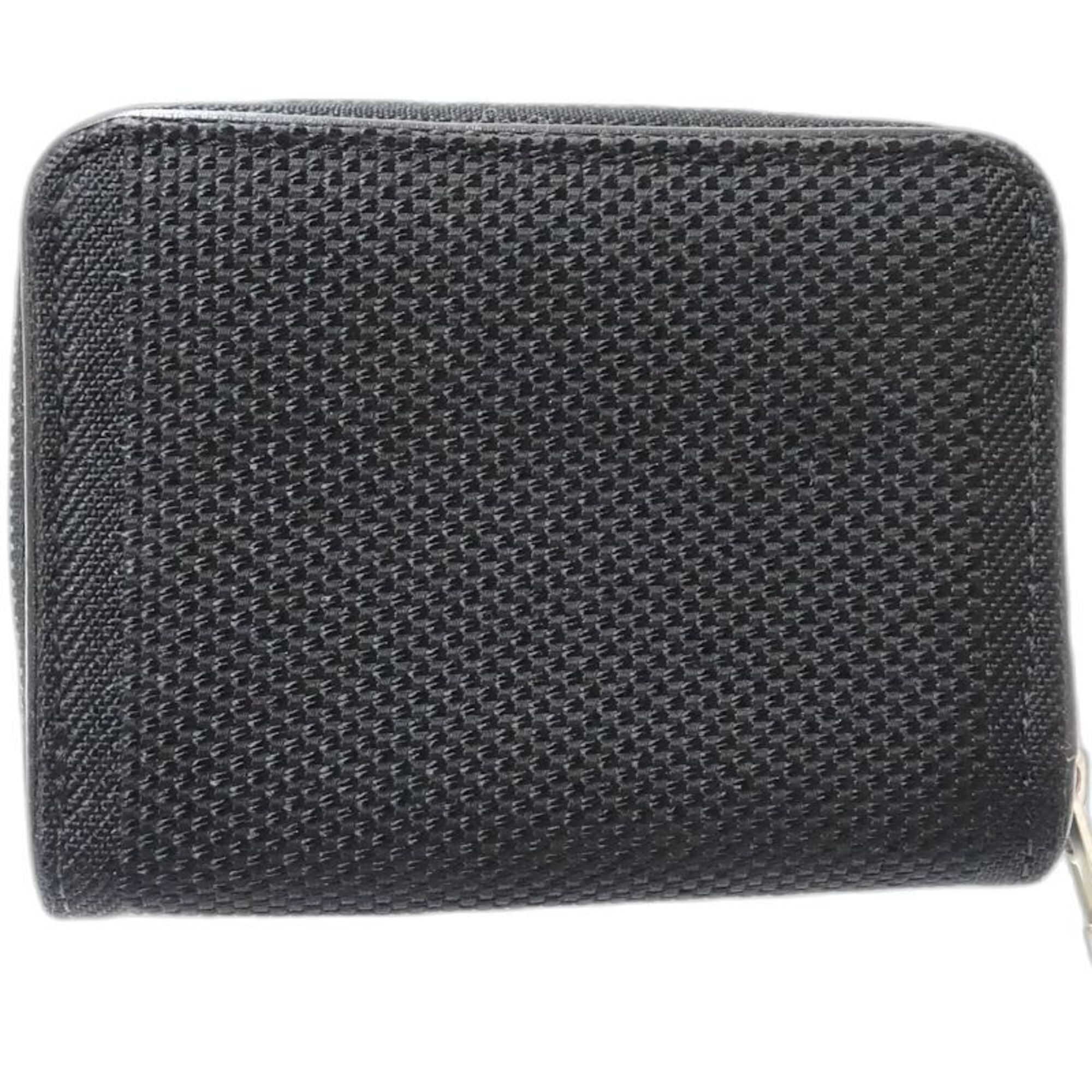 Louis Vuitton Noir Leather Coin Purse/Coin Case (Pre-Owned)