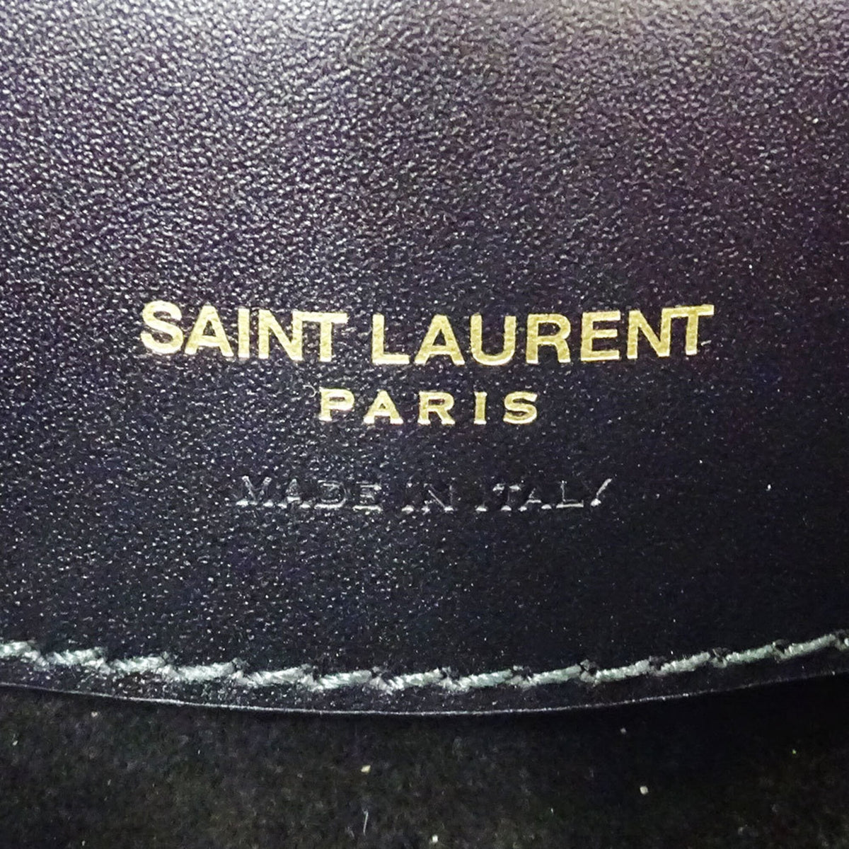 Saint Laurent Black Leather Handbag Shoulder Bag (Pre-Owned)