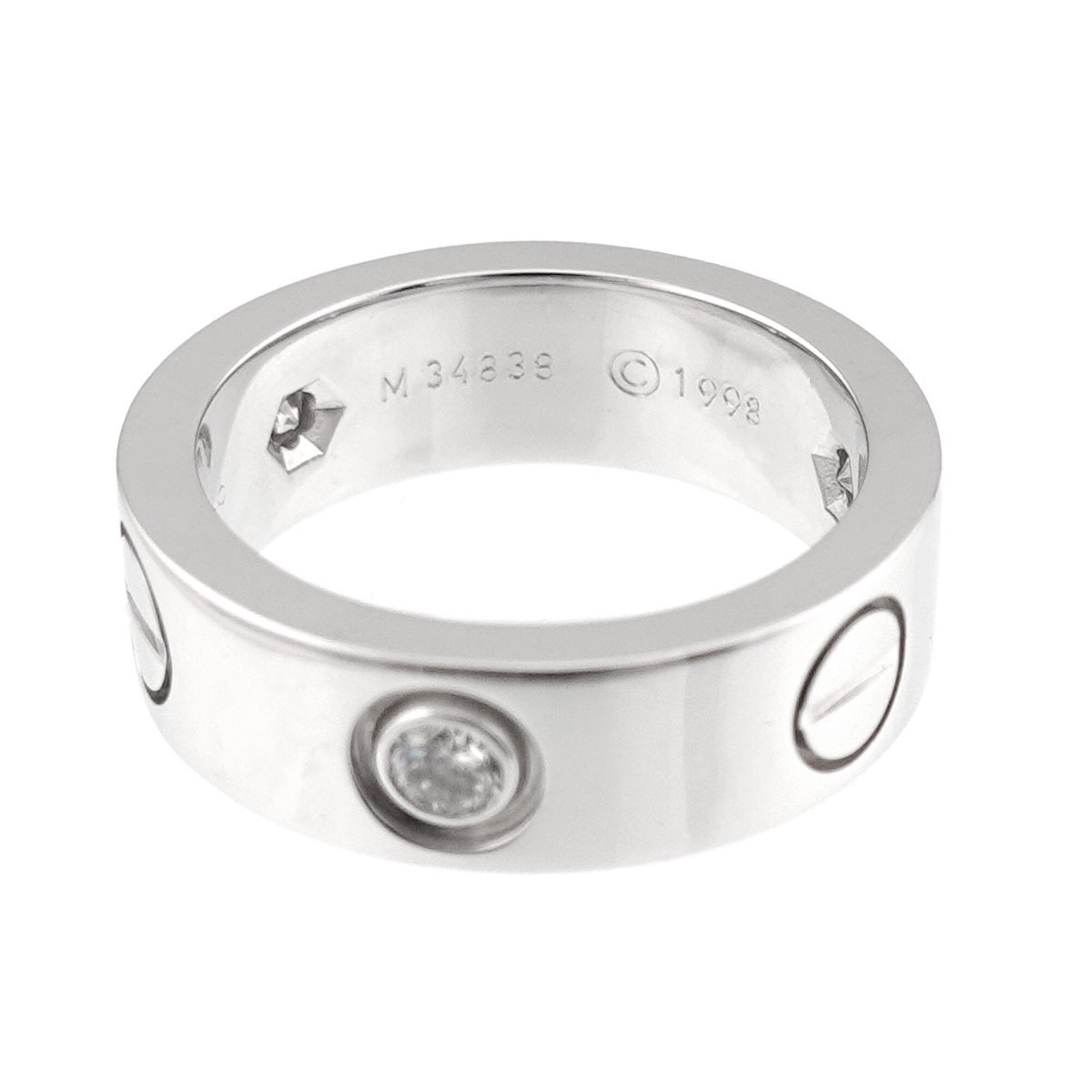 Cartier White Gold (18K) Band Ring (Pre-Owned)