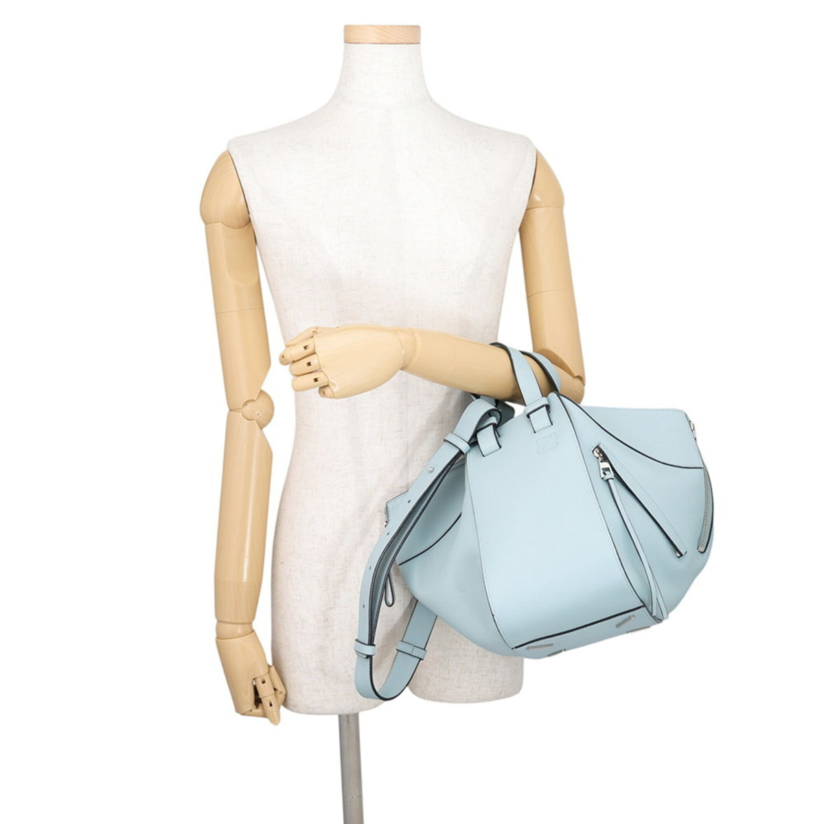 Loewe Hammock Blue Leather Handbag (Pre-Owned)