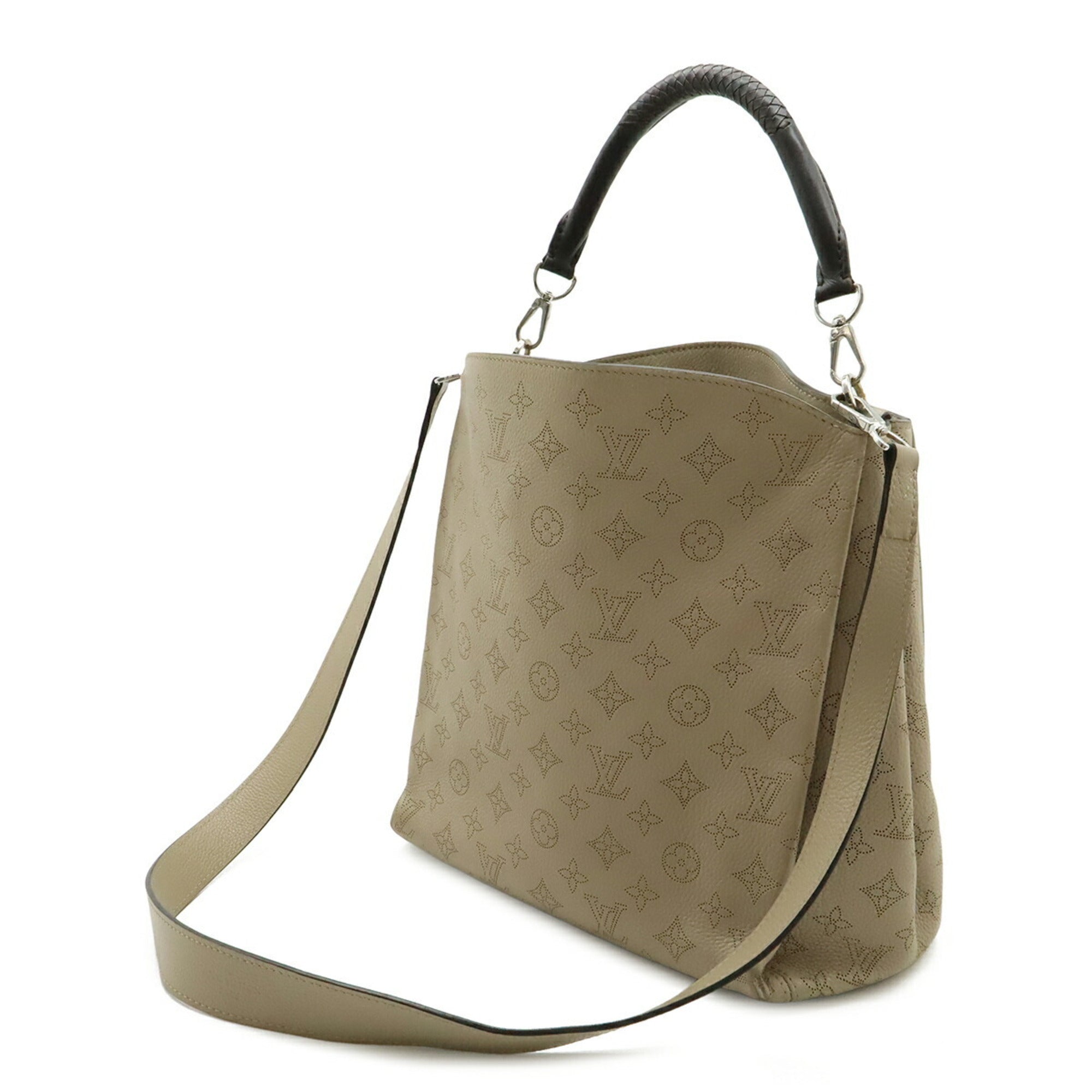 Louis Vuitton Beige Galle Mahina Leather Leather Shoulder Bag (Pre-Owned)